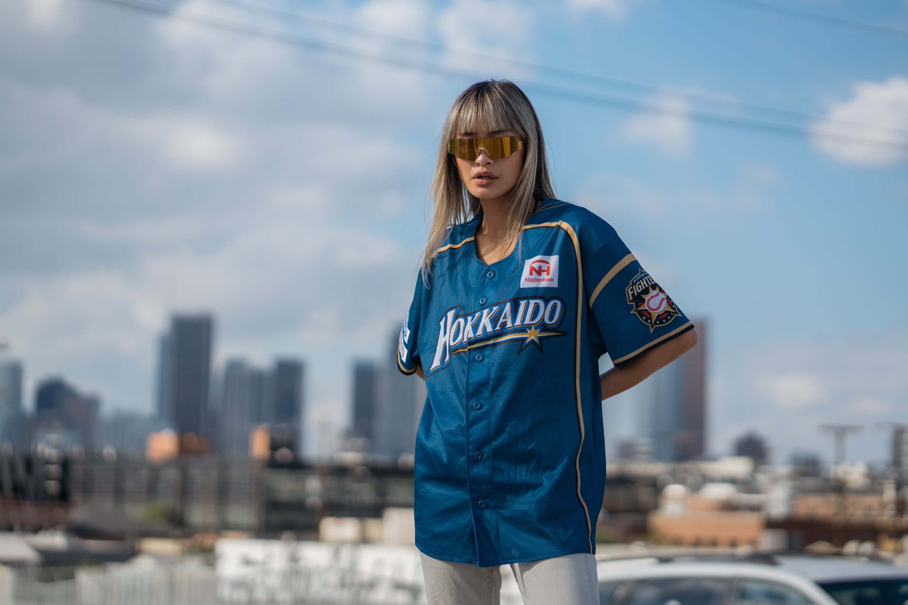 Hokkaido Nippon Ham Fighters Jersey Blue