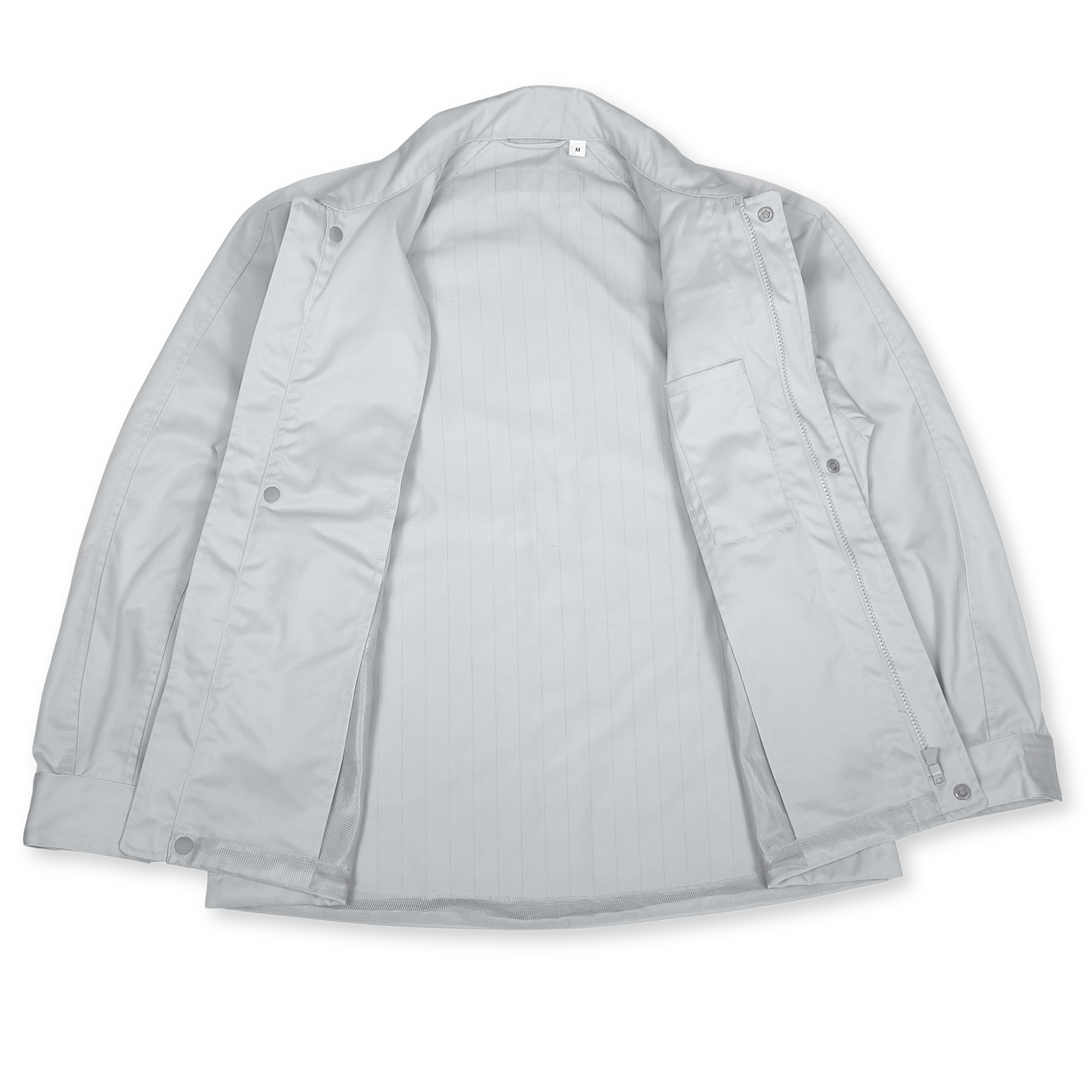 Authentic Retro JDM Japan Nissan Technician Mechanic Staff Jacket Gray - Sugoi JDM