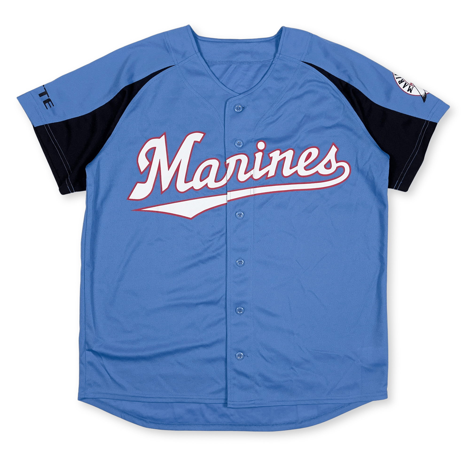 Genuine Japan NPB Chiba Lotte Marines Baseball Fan Jersey Away Blue - Sugoi JDM