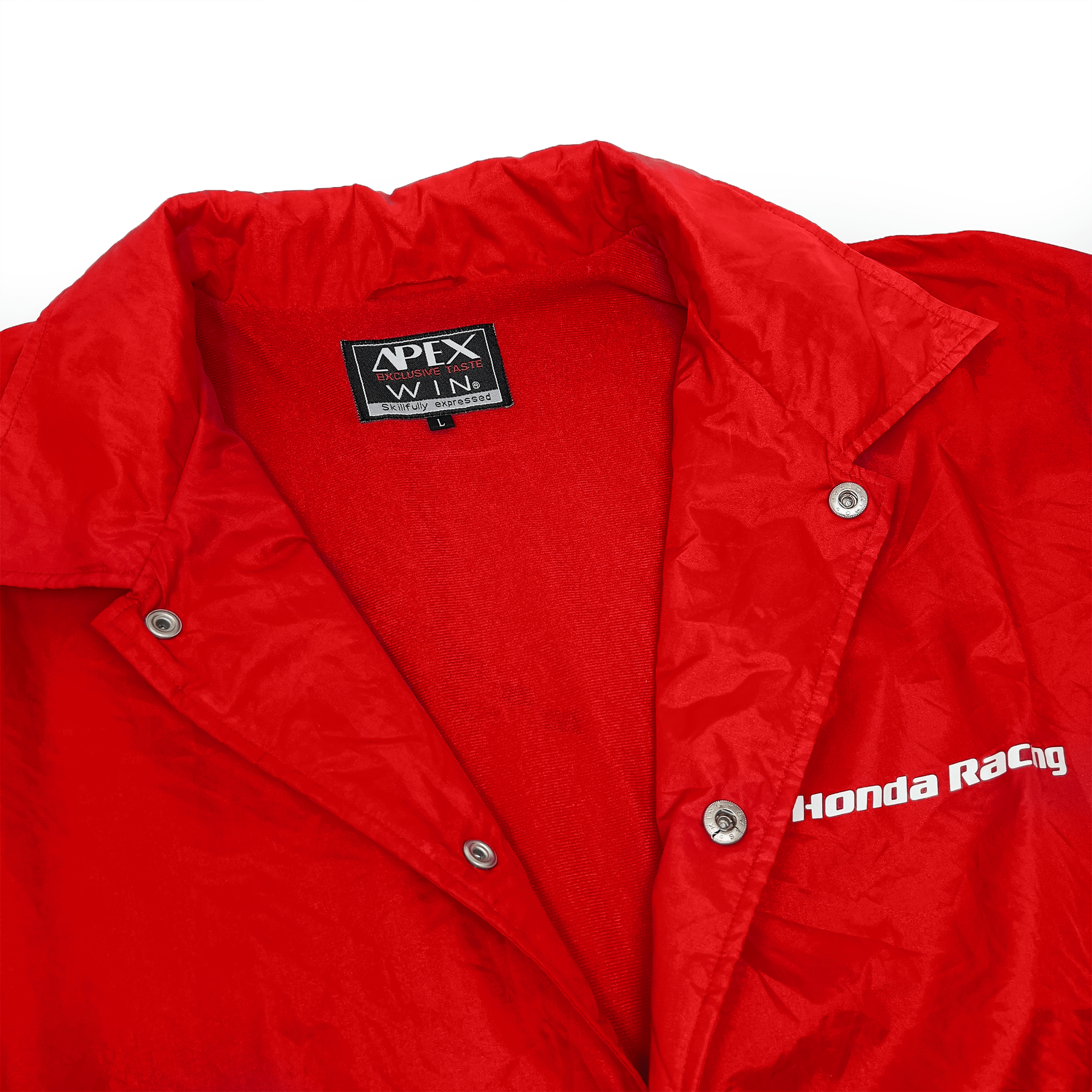 Genuine Retro Apex JDM F1 Japan Honda Racing Pit Crew Team Jacket Red 2003 - Sugoi JDM