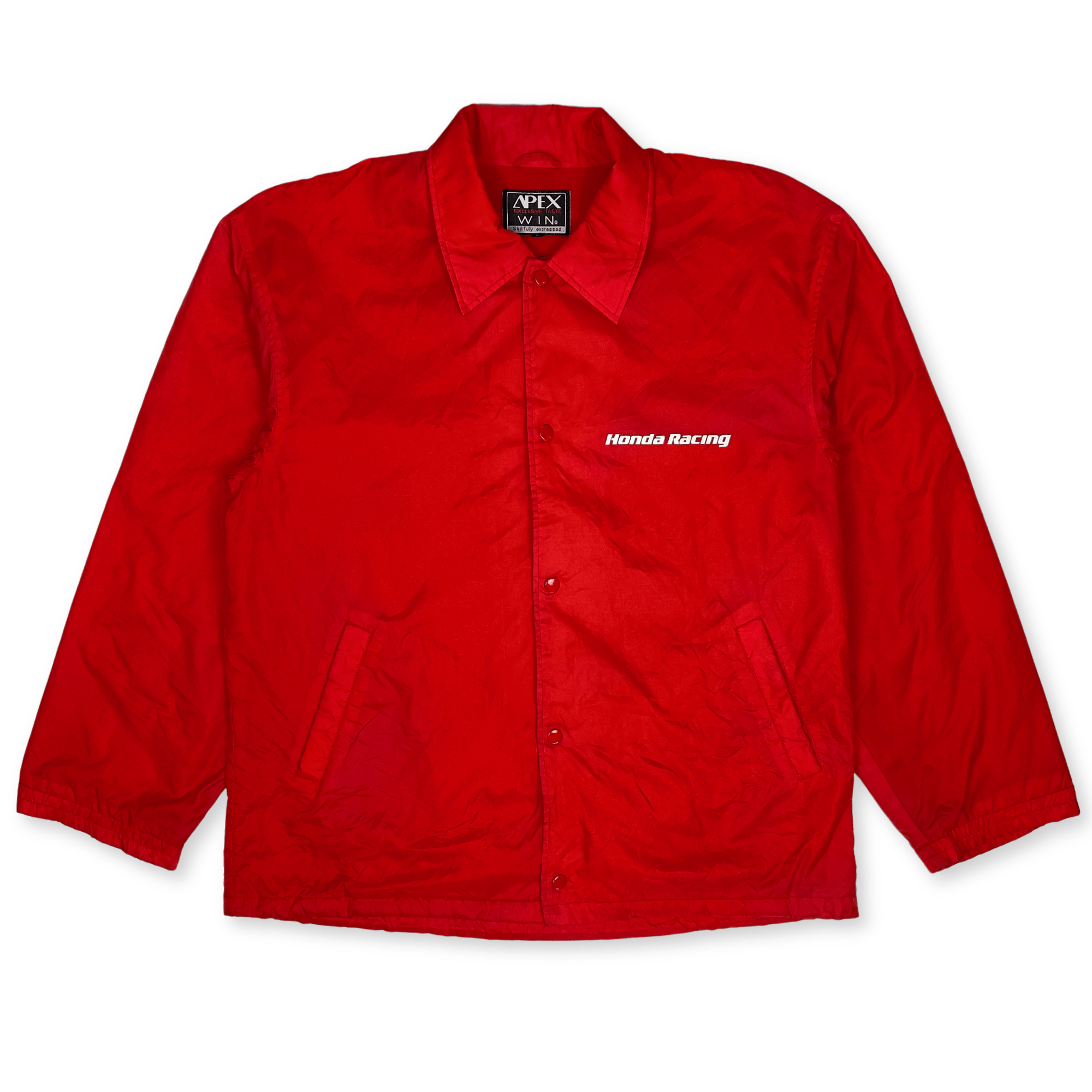 Genuine Retro Apex JDM F1 Japan Honda Racing Pit Crew Team Jacket Red 2003 - Sugoi JDM