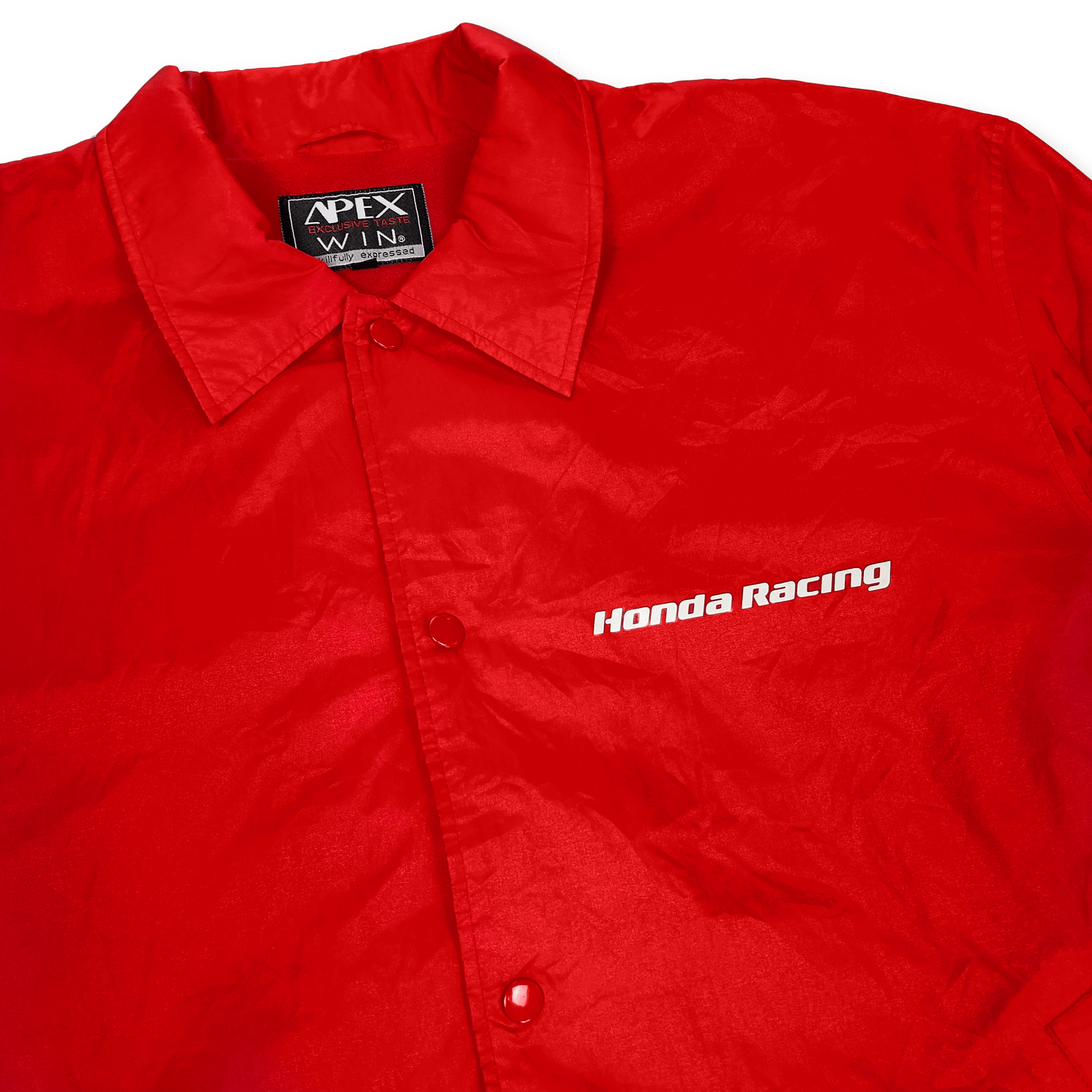 Genuine Retro Apex JDM F1 Japan Honda Racing Pit Crew Team Jacket Red 2003 - Sugoi JDM