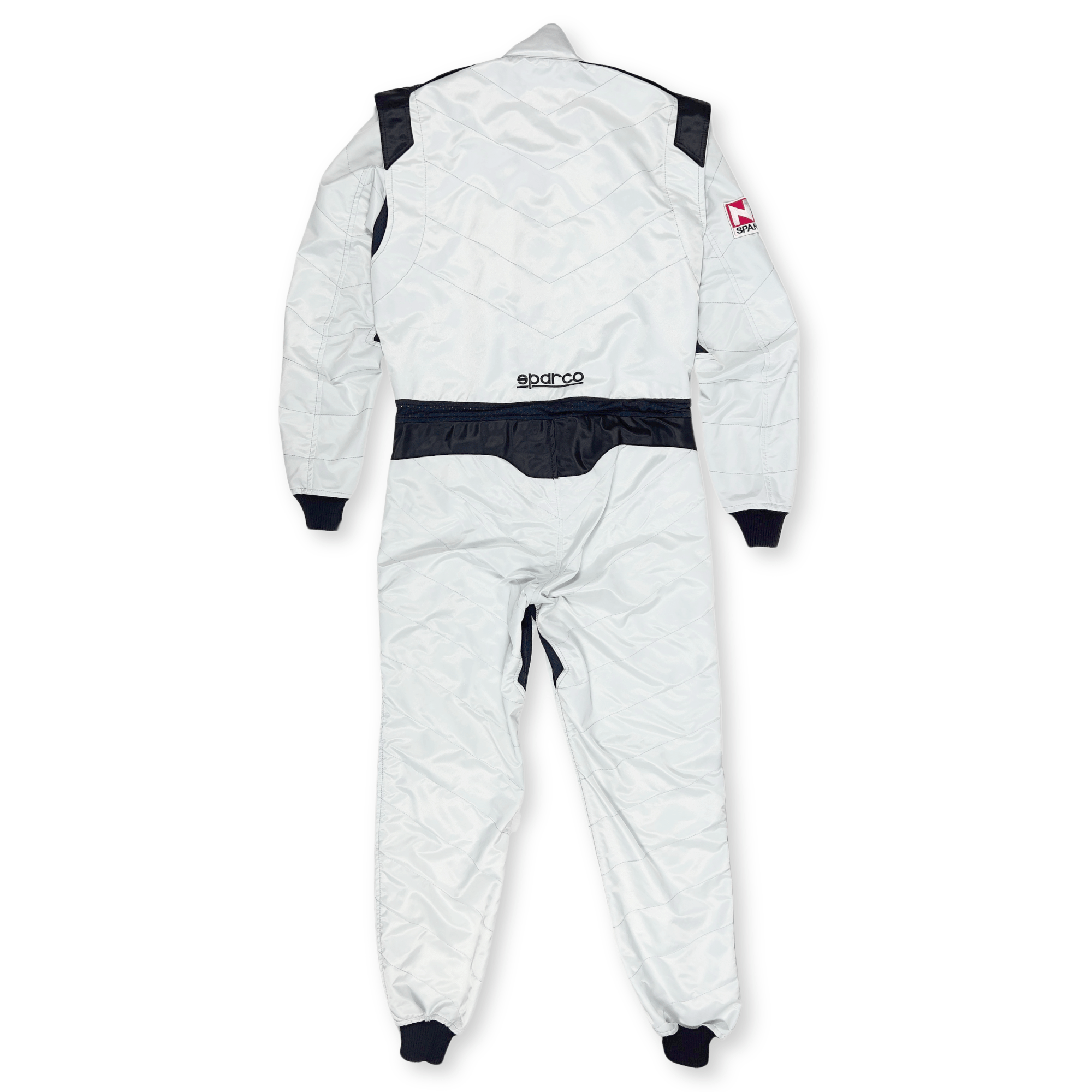 Genuine Sparco Advan Brembo NGK Track KS - 1 Endless Kart Racing Suit Gray - Sugoi JDM