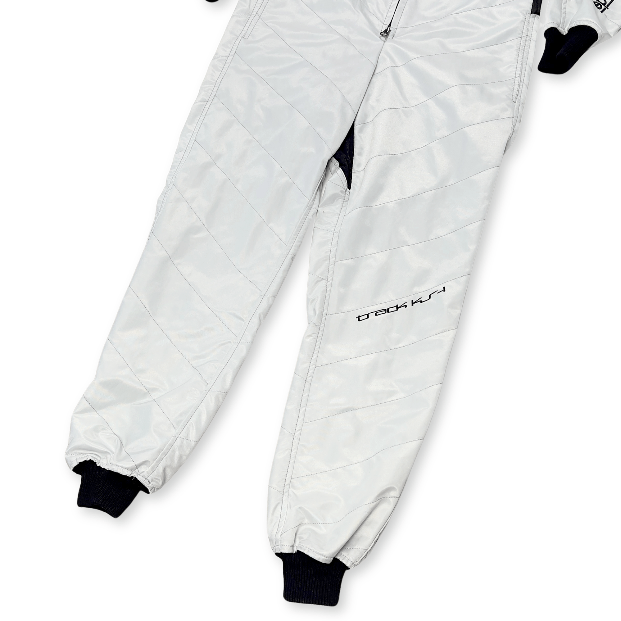 Genuine Sparco Advan Brembo NGK Track KS - 1 Endless Kart Racing Suit Gray - Sugoi JDM