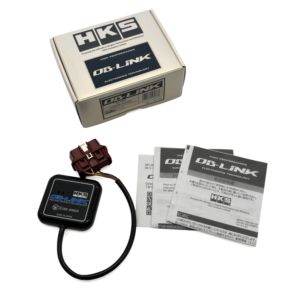 HKS OB-LINK Bluetooth Android OBD2 Monitor 44009-AK001 | New - Sugoi JDM