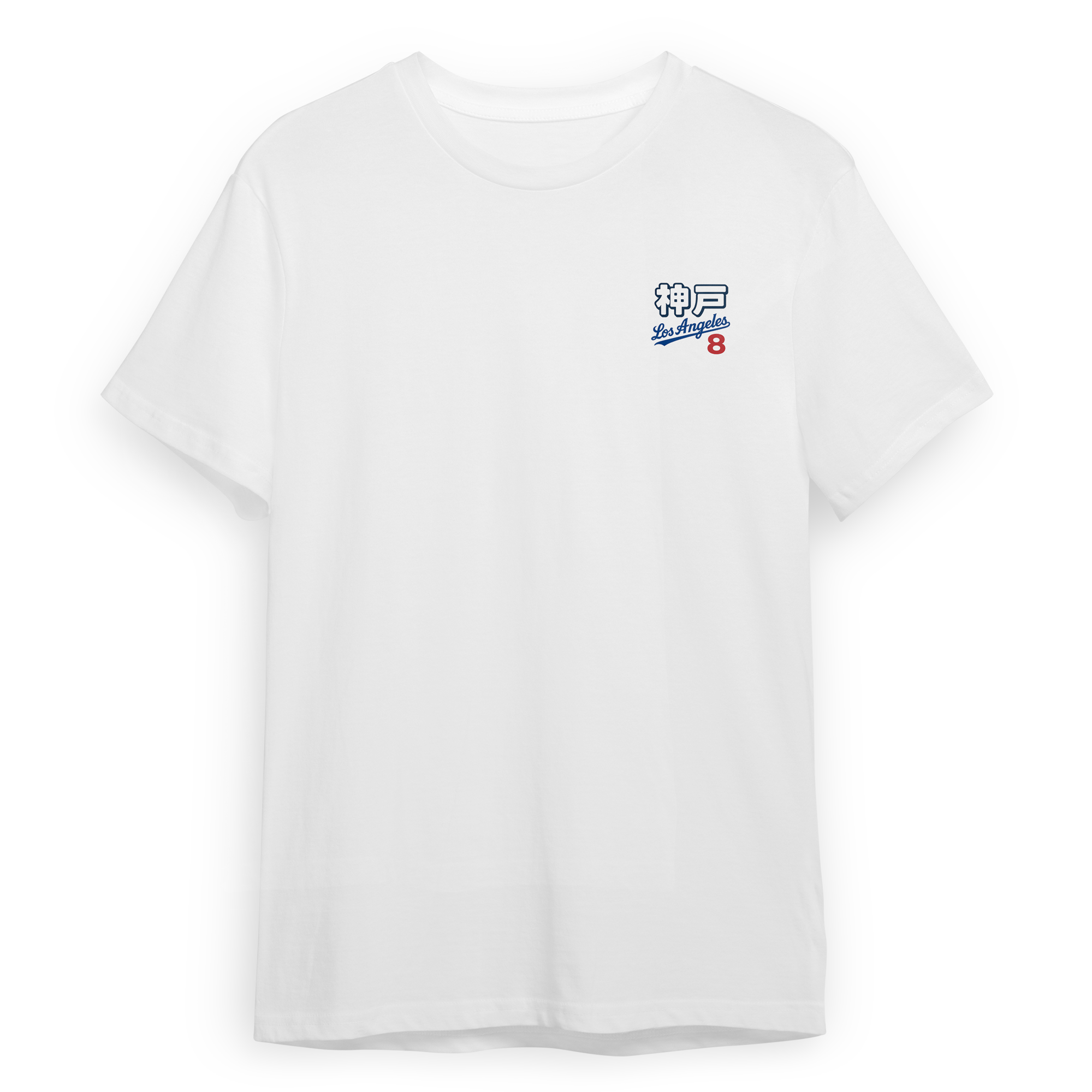 Japan Legacy Across Borders Kobe Bryant Dodgers T Shirt White - Sugoi JDM