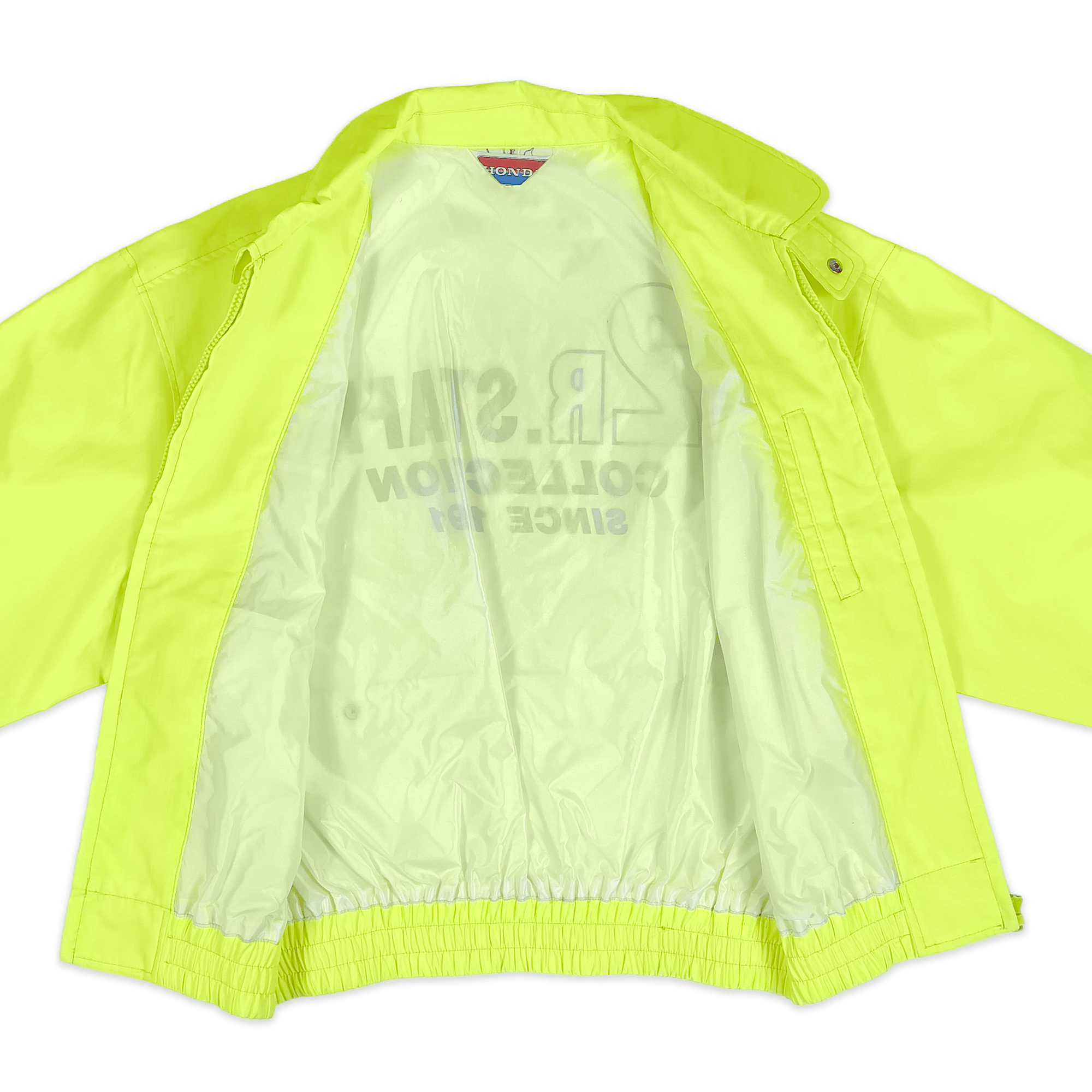 JDM 1991 2R. Staff Japan Honda Racing International Rheos HART Jacket Yellow - Sugoi JDM