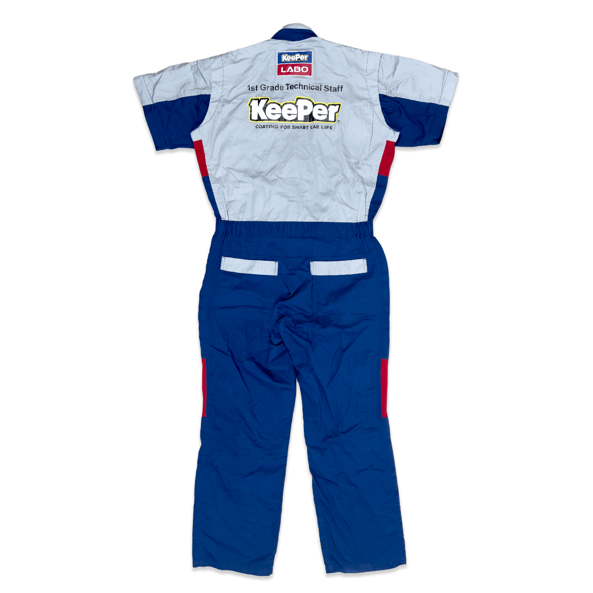JDM KeePer Super GT TOMs LABO 1st Grade Staff Short Sleeve Tsunagi Coveralls - Sugoi JDM