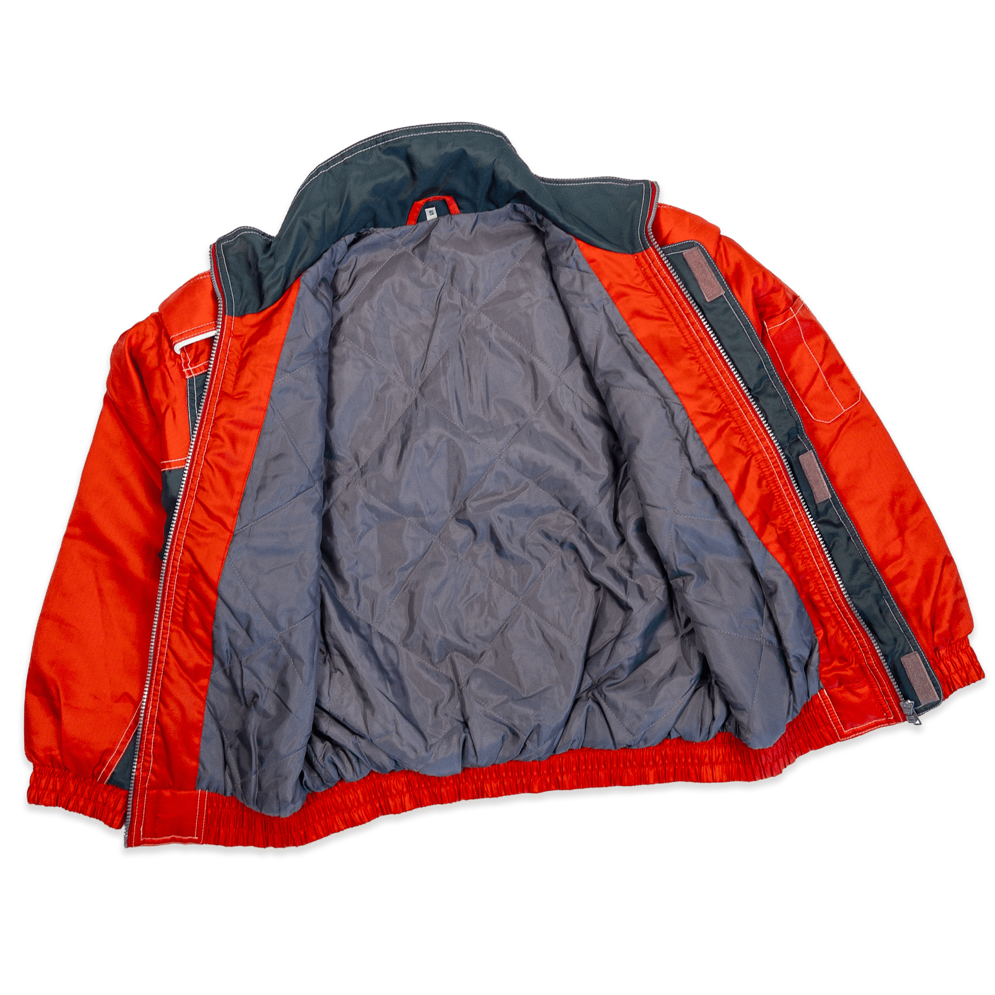 JDM Retro Showa 1990s Era Japan Idemitsu Super ZEARTH Bomber Jacket Red - Sugoi JDM