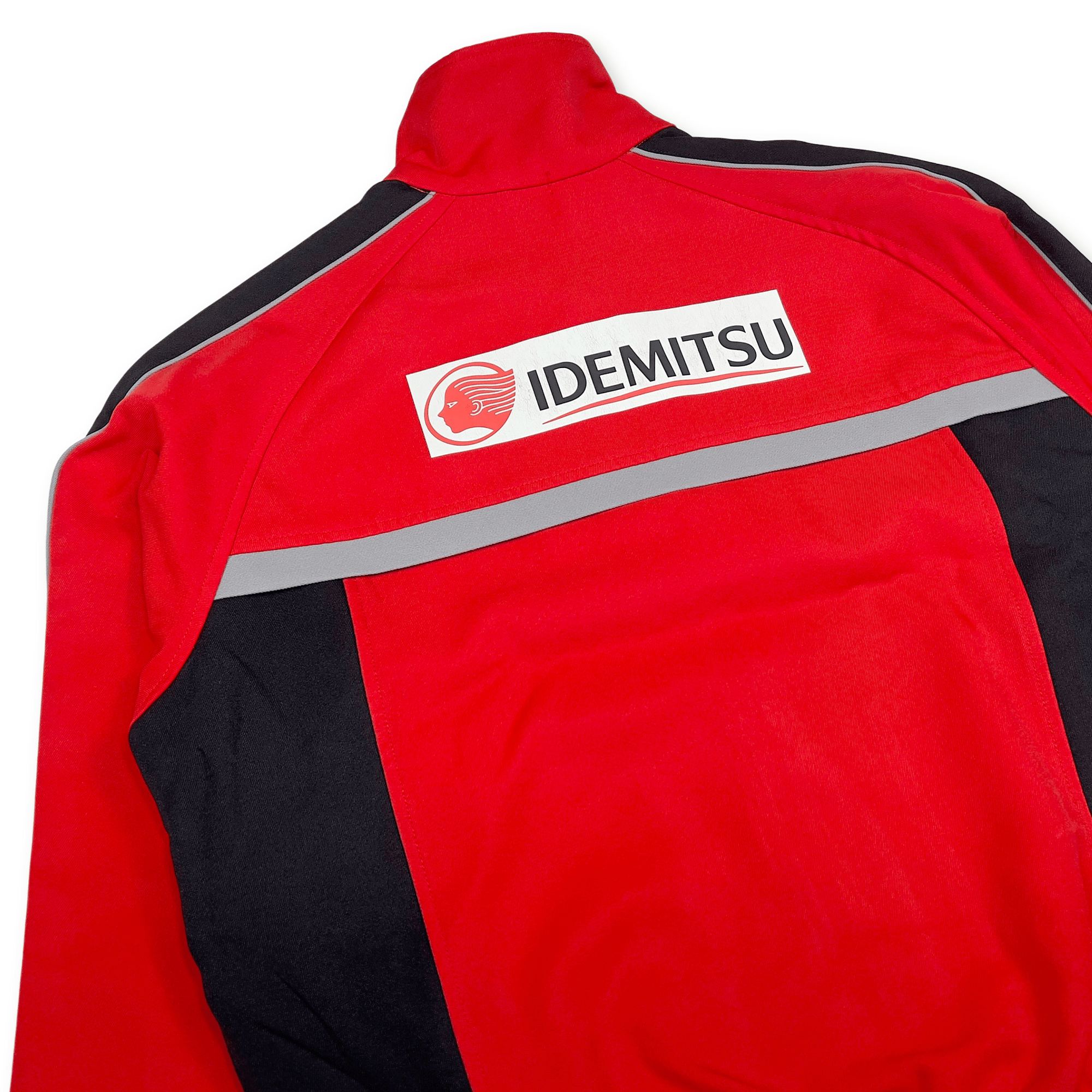 JDM Retro Showa Era Japan Idemitsu Gas Station Bomber Jacket Red - Sugoi JDM