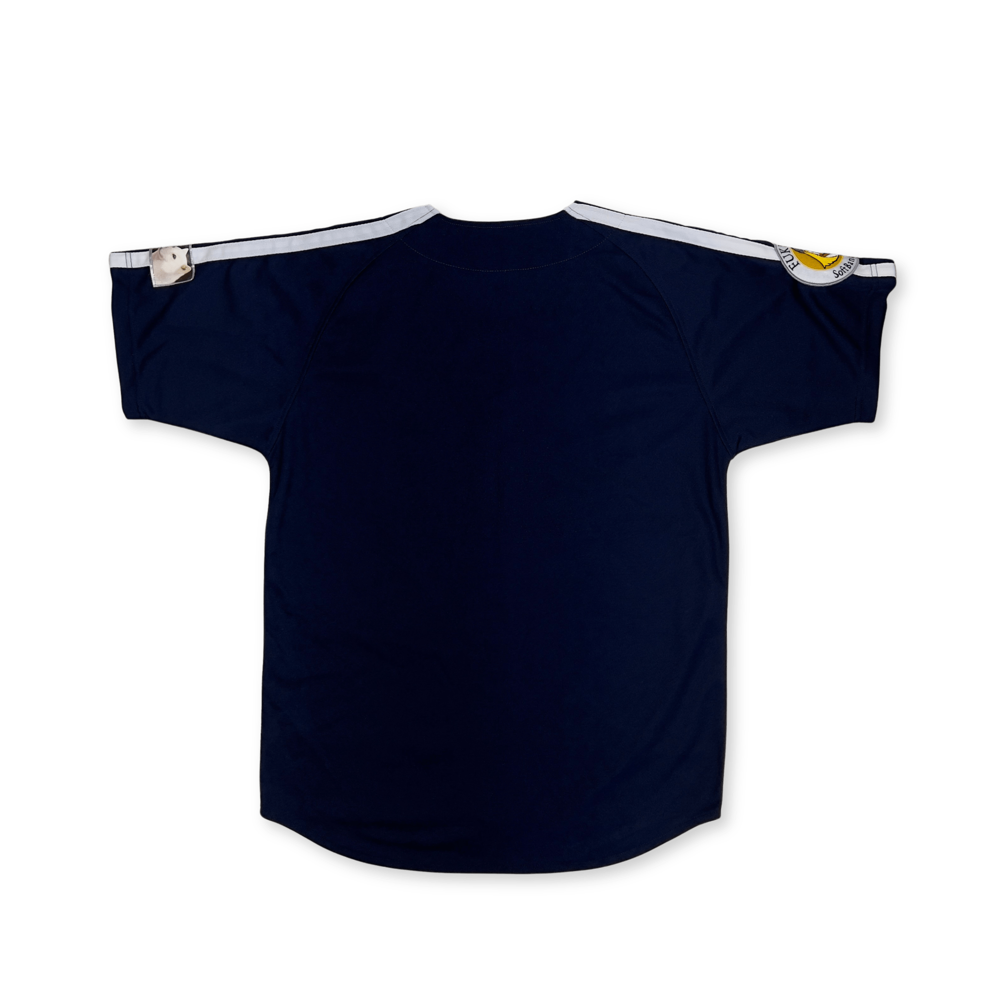 Limited Retro NPB Japan Softbank Hawks Festival 2009 Baseball Jersey Blue - Sugoi JDM