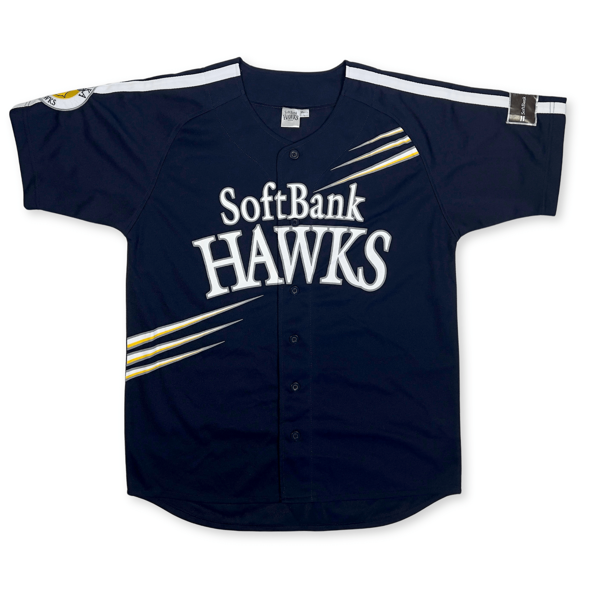 Limited Retro NPB Japan Softbank Hawks Festival 2009 Baseball Jersey Blue - Sugoi JDM
