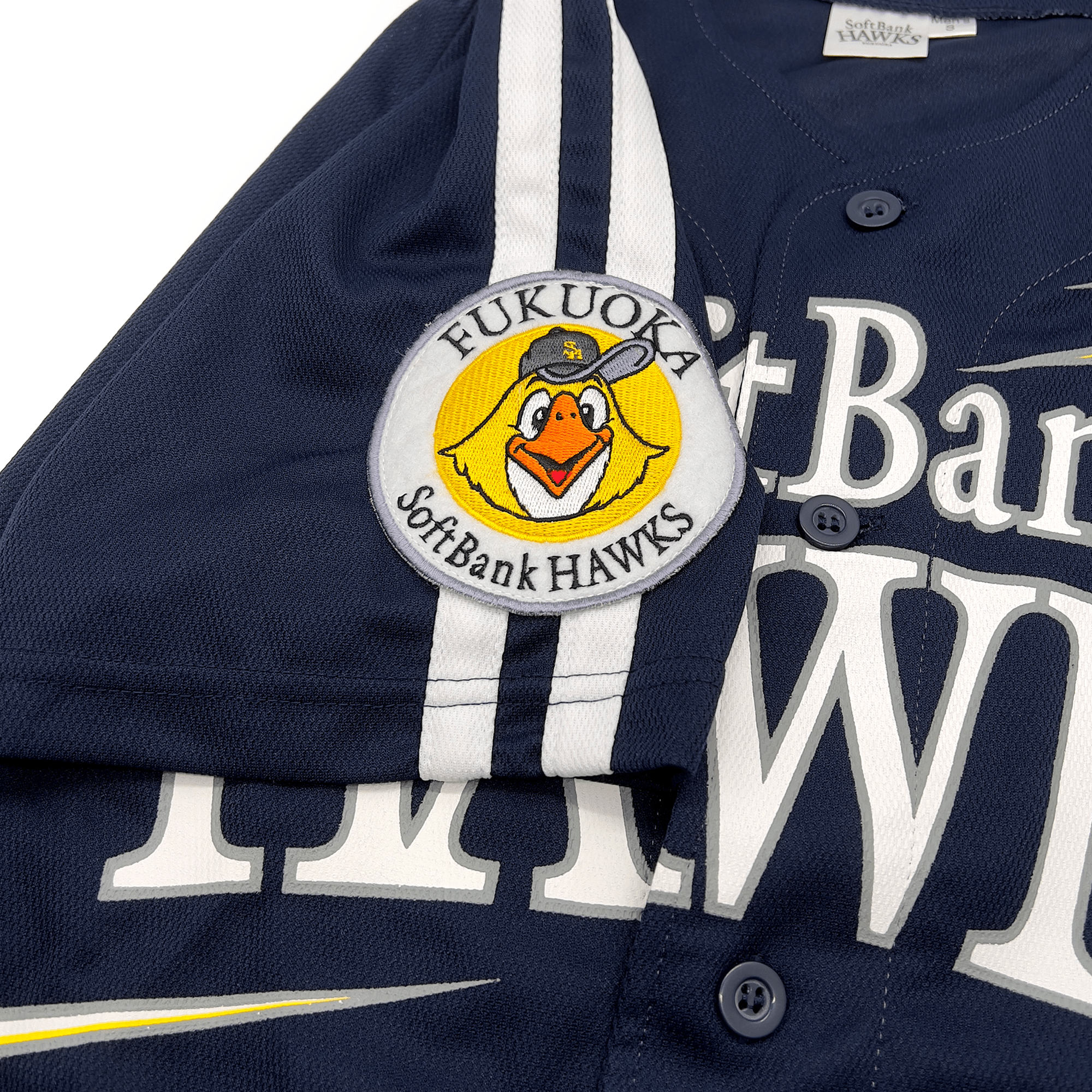 Limited Retro NPB Japan Softbank Hawks Festival 2009 Baseball Jersey Blue - Sugoi JDM