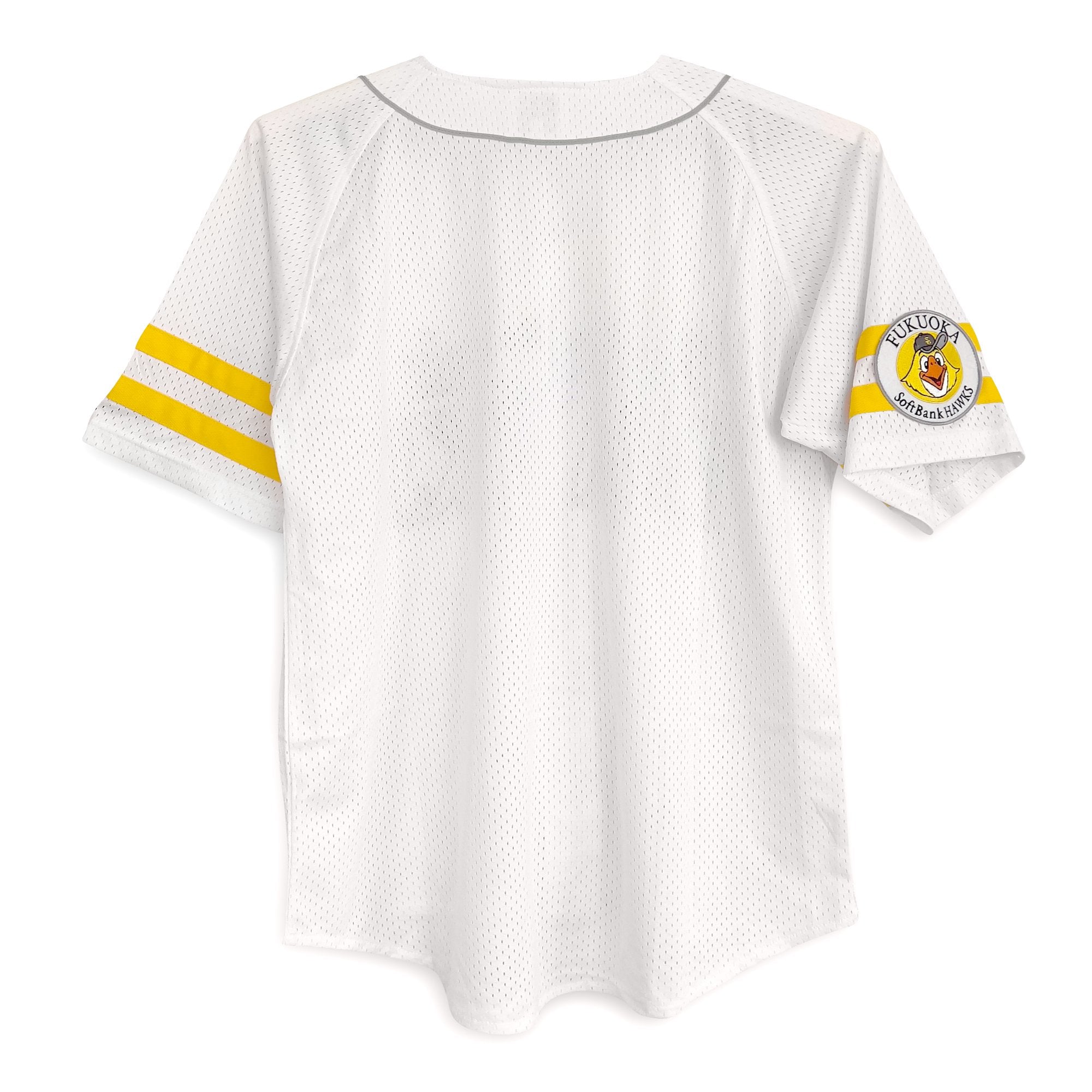 Mizuno Club Hawks NPB Japan Softbank Hawks Baseball Knit Jersey White - Sugoi JDM