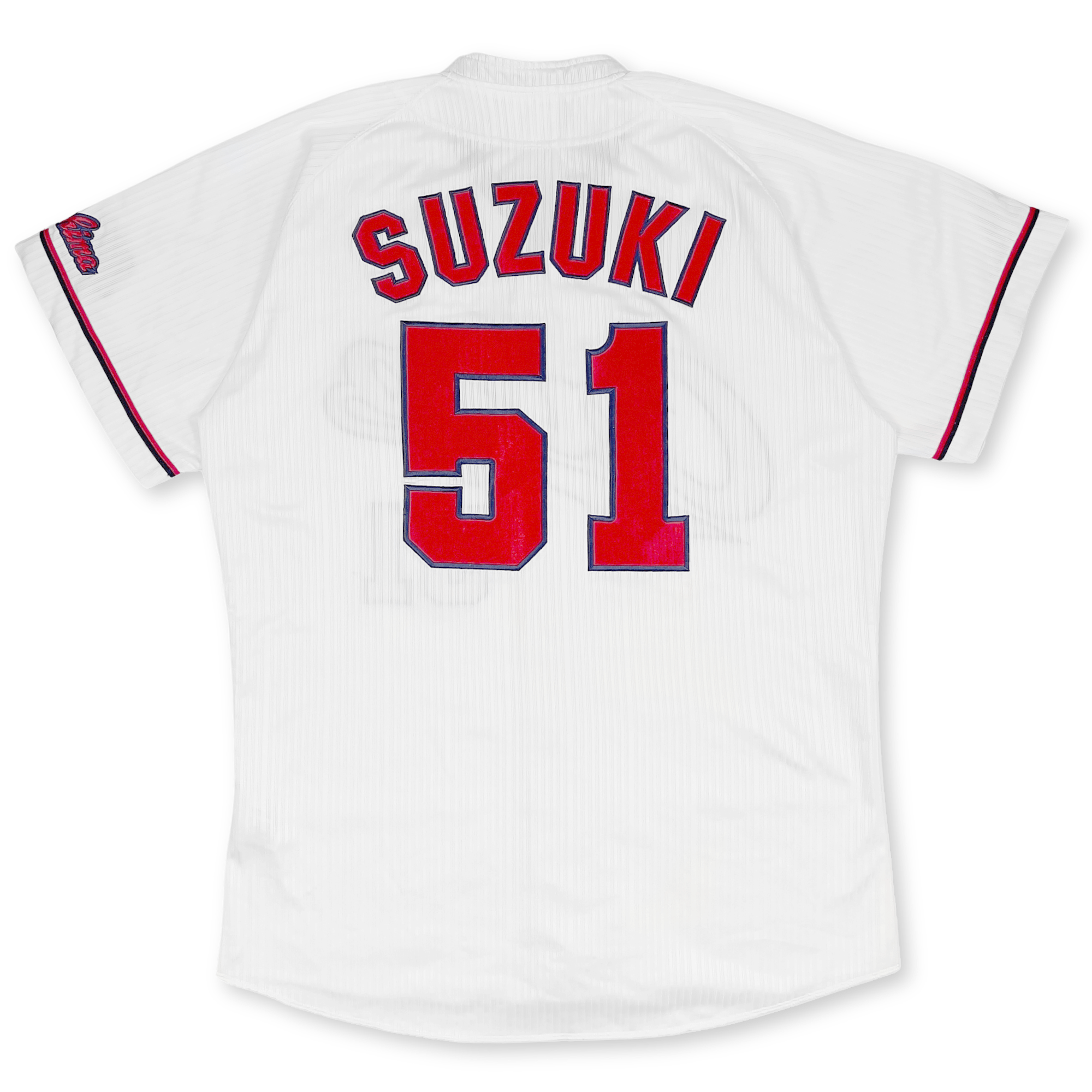 Mizuno Japan Hiroshima Carp Baseball Home High Quality Knit Jersey Suzuki Seiya #51 - Sugoi JDM