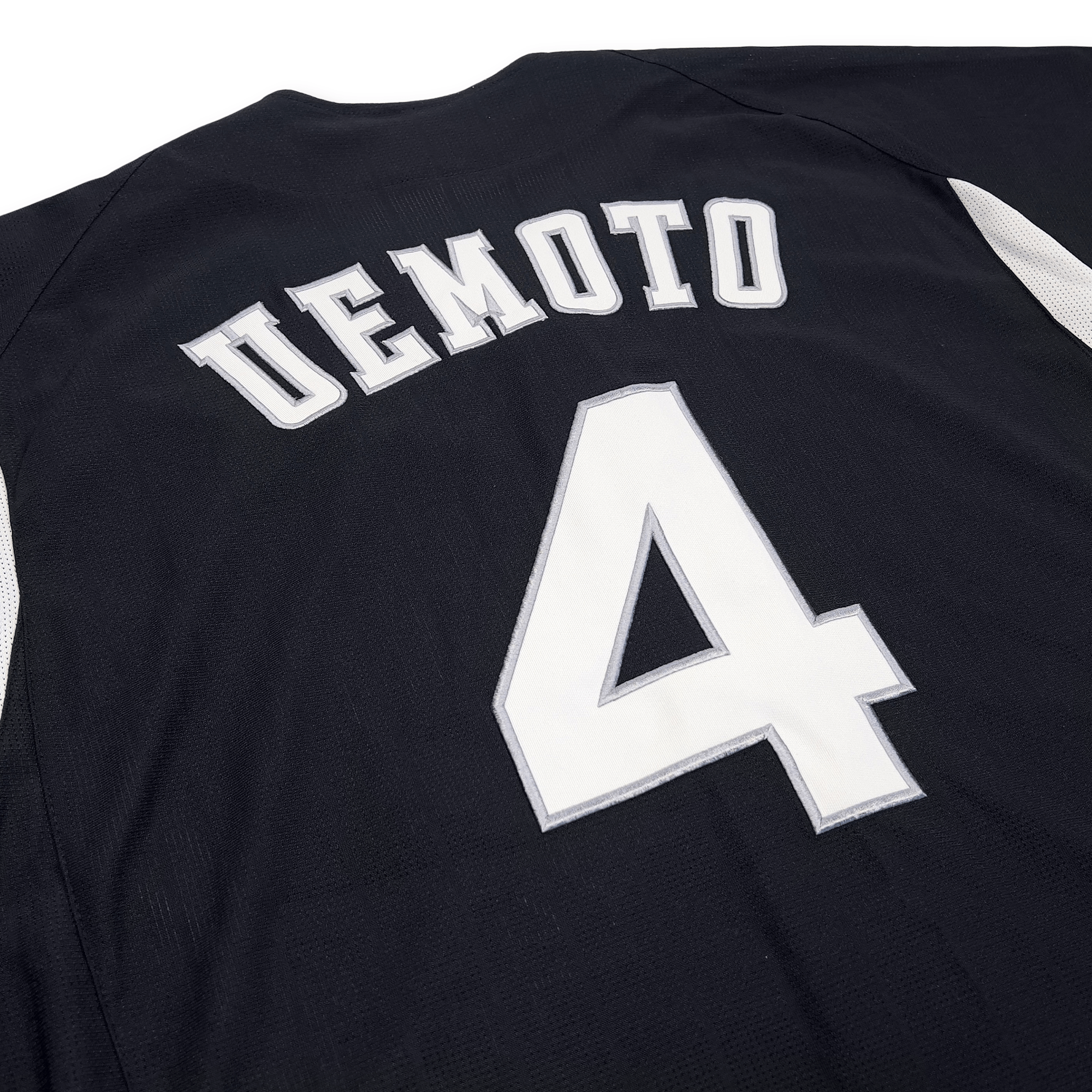 Mizuno Japan NPB Hanshin Tigers Hiroki Uemoto Baseball Knit Jersey Black #4 - Sugoi JDM