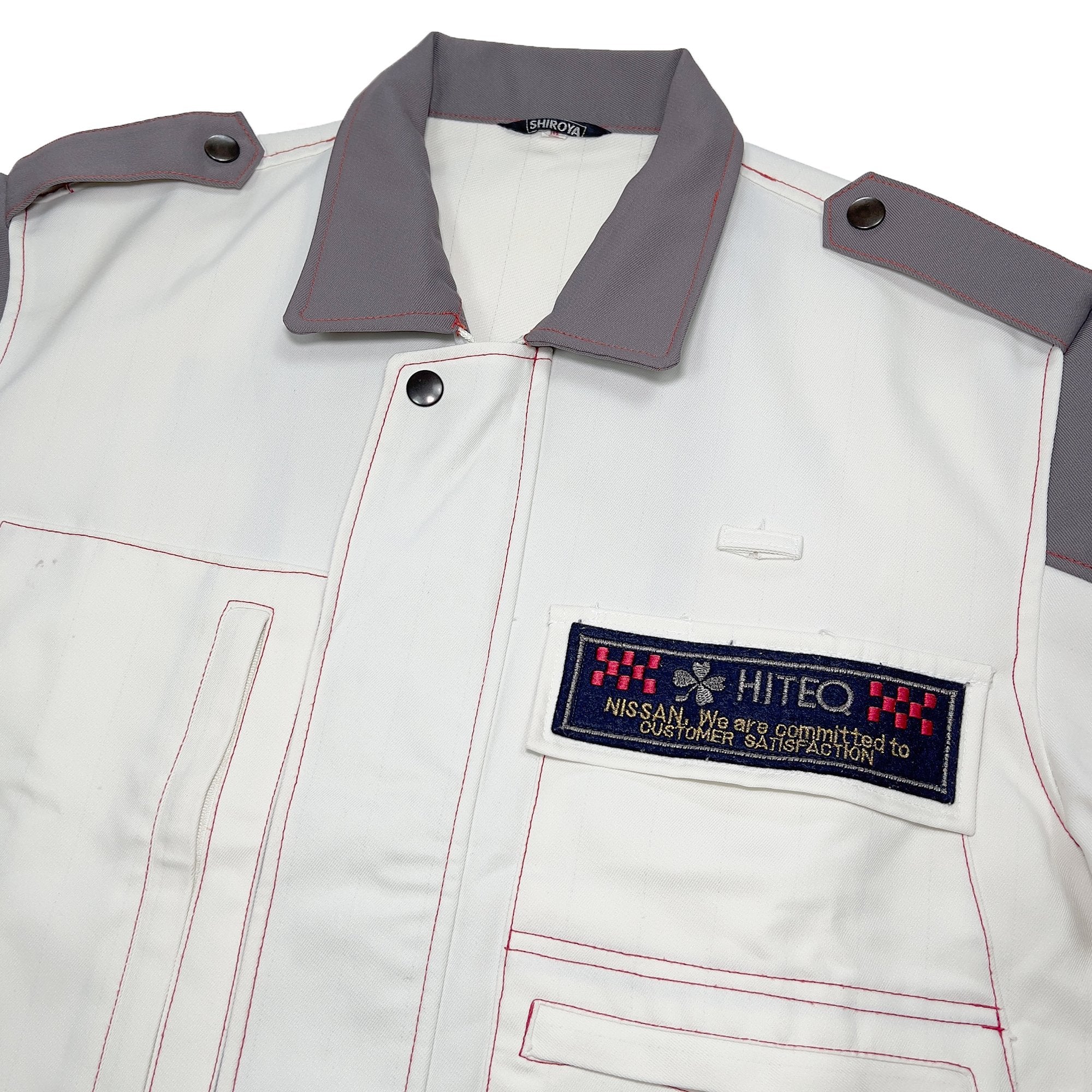 New Authentic Retro JDM Japan Nissan HITEQ Mechanic Staff Jacket - Sugoi JDM