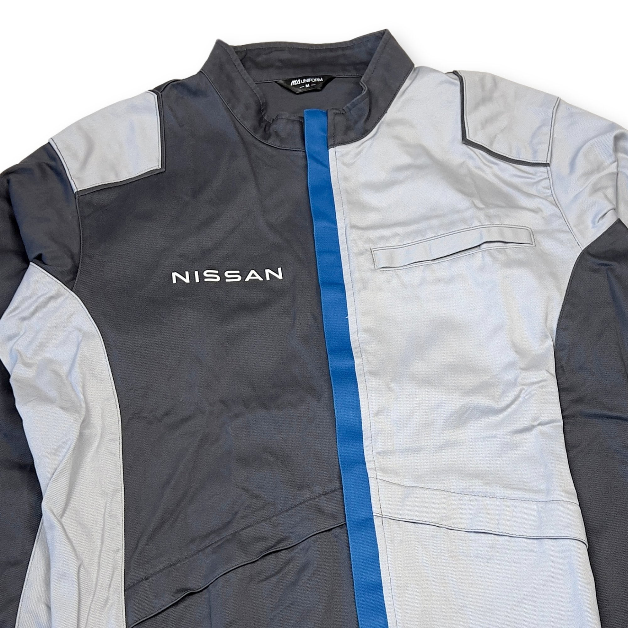 New Authentic Retro JDM Japan Nissan Mechanic Staff Dual Tone Jacket - Sugoi JDM