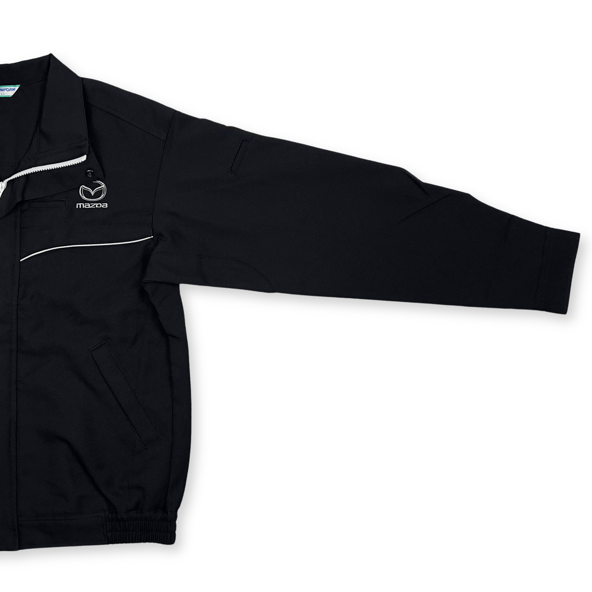 New Genuine JDM Japan Mazda Technician Mechanic Staff Jacket Black - Sugoi JDM