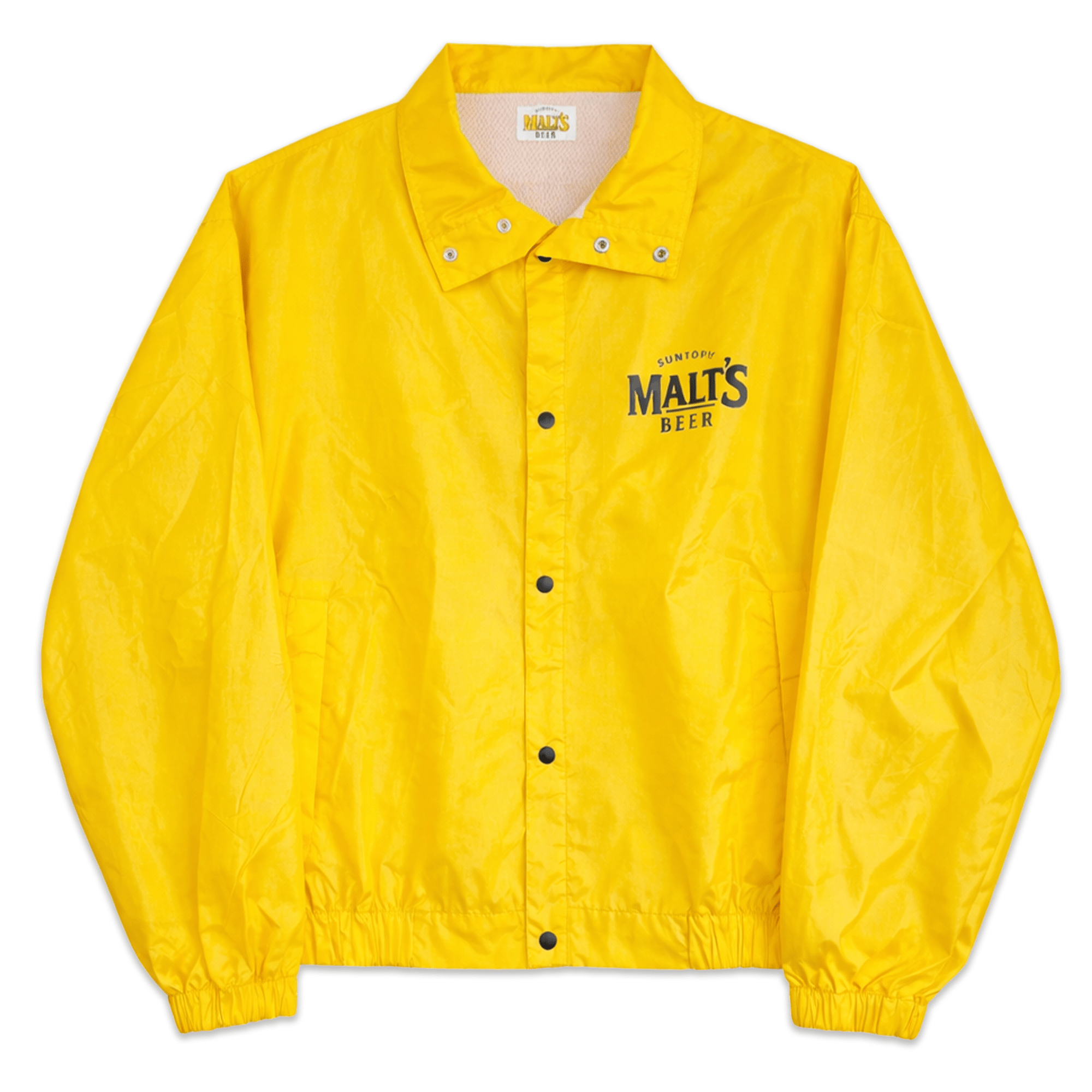 New Genuine Retro Japan JDM Suntory Malts Light Jacket Yellow - Sugoi JDM