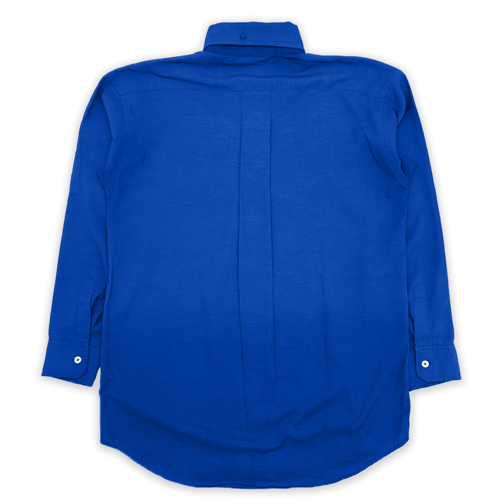 New Japan JDM Genuine ENEOS Oil Staff Long Sleeve Button Up Shirt Blue - Sugoi JDM