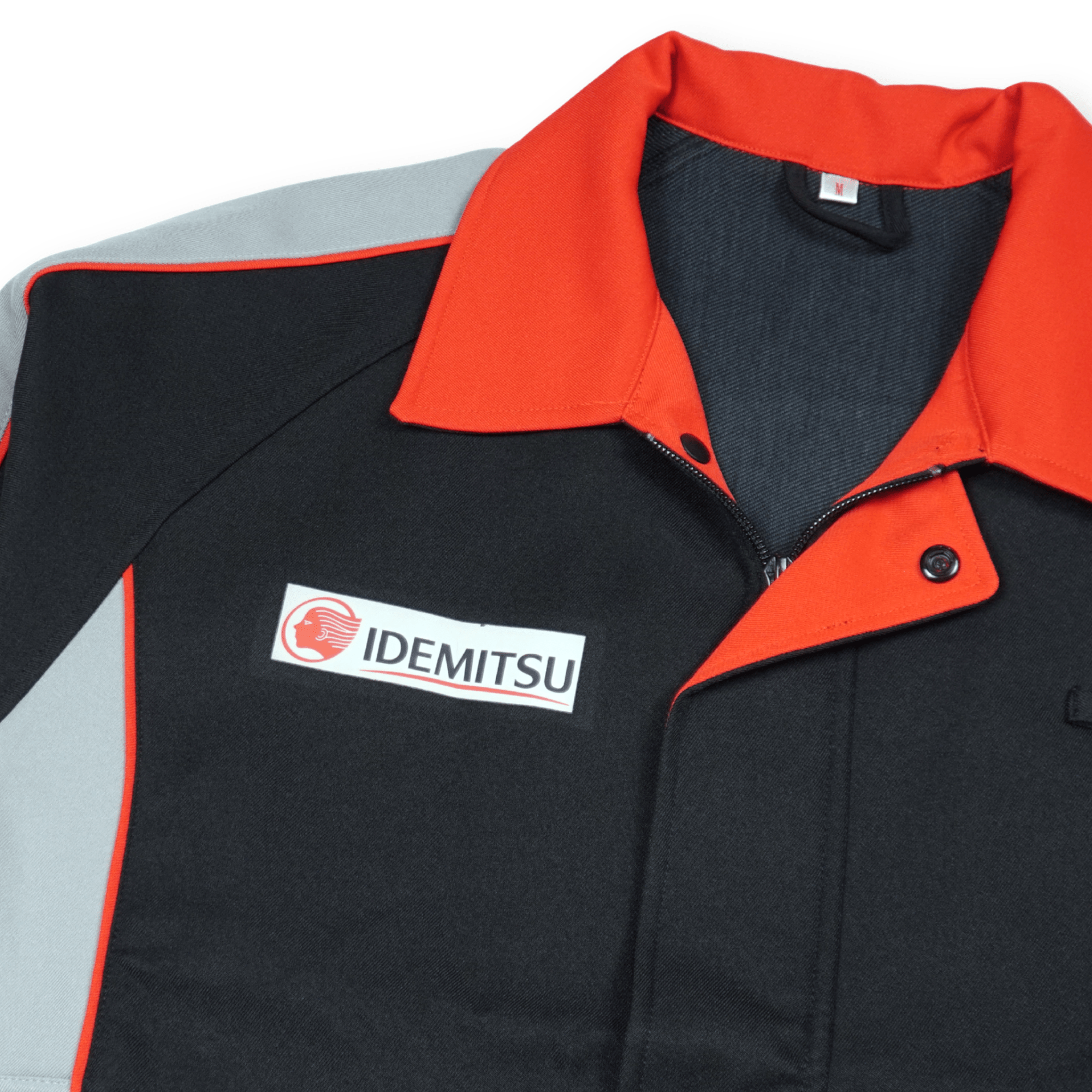 New JDM Retro Japan Idemitsu Gas Station Staff All Weather Jacket Black - Sugoi JDM