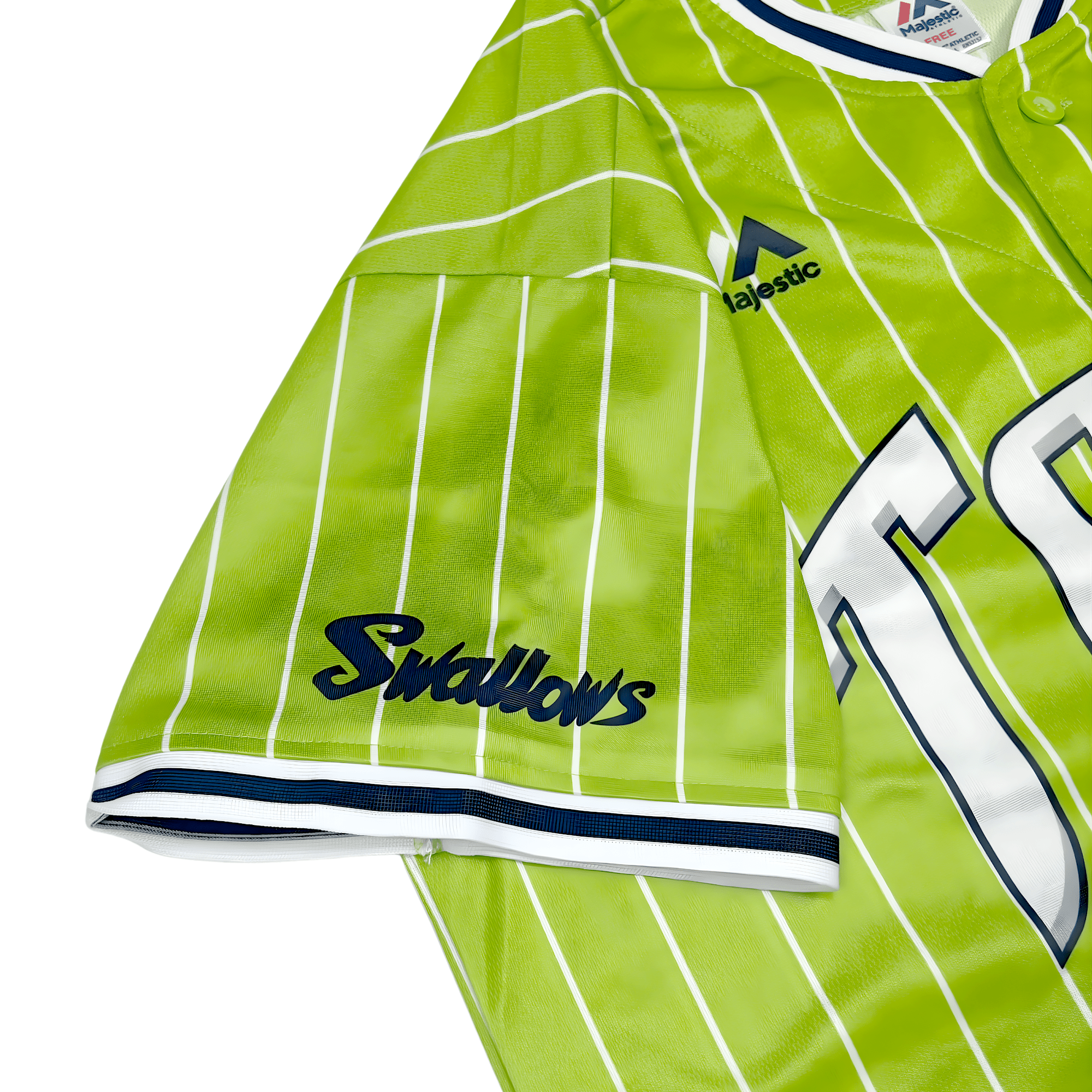 New Majestic Japan NPB Tokyo Yakult Swallows Baseball Jersey Green 2017 - Sugoi JDM