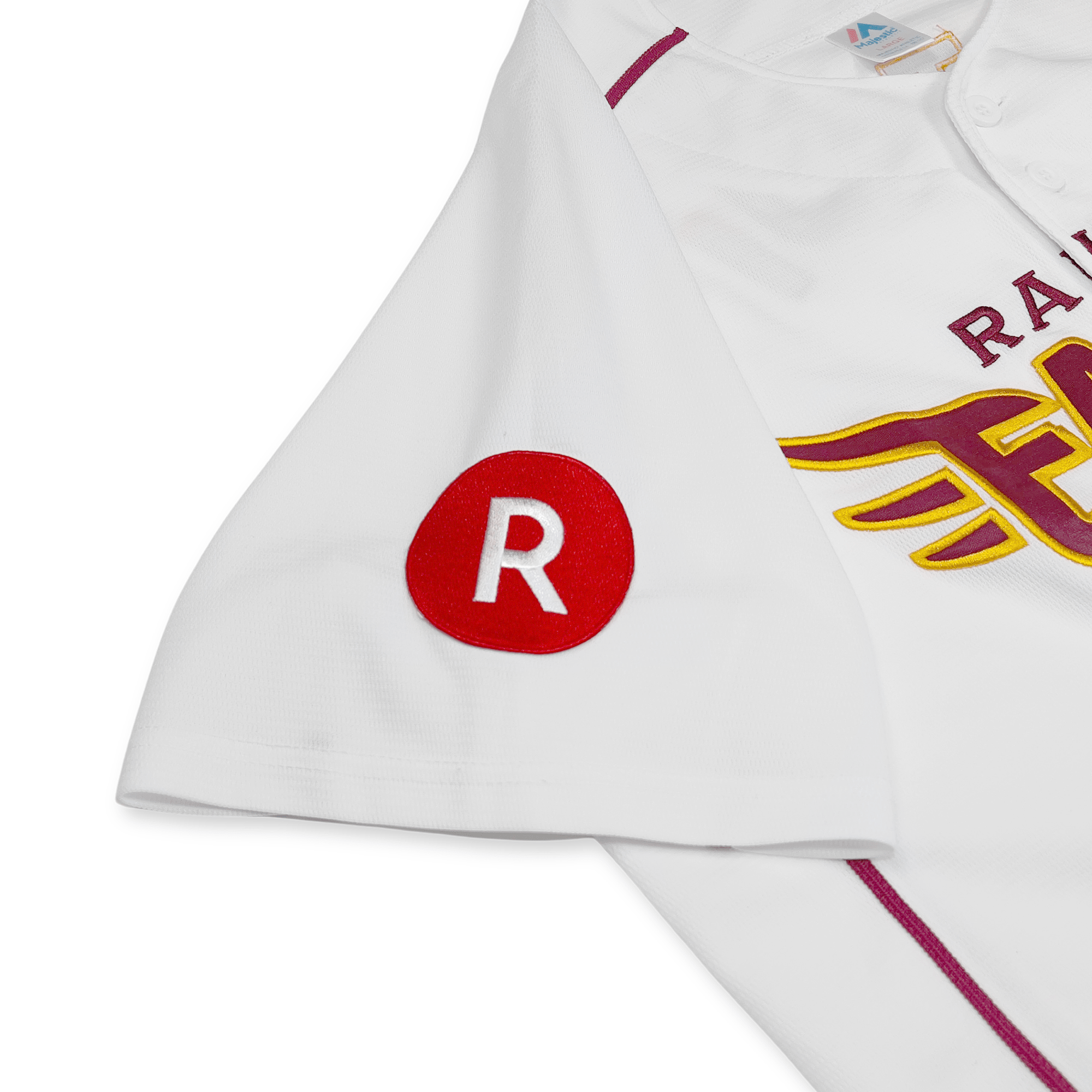New Majestic NPB Baseball Tohoku Rakuten Eagles Yuki Matsui Jersey 2014 White - Sugoi JDM
