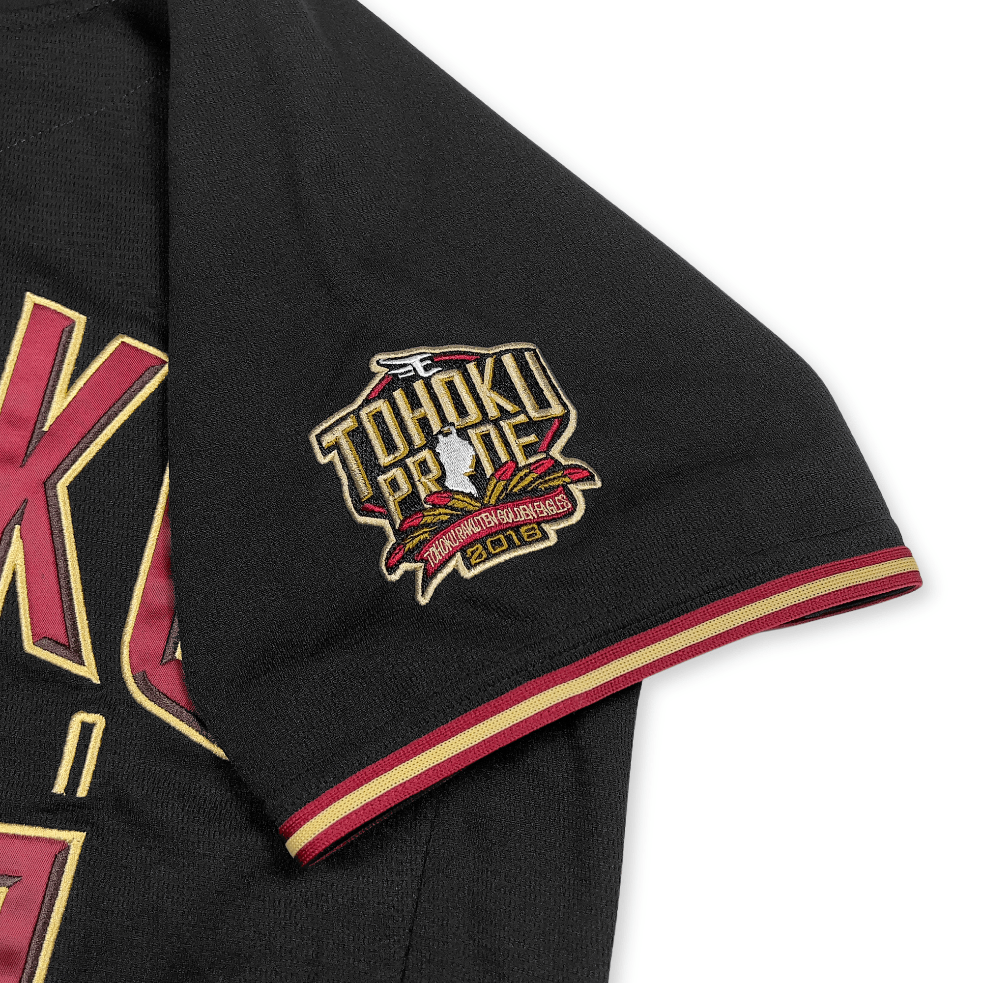 New Majestic NPB Baseball Tohoku Rakuten Eagles Yuki Matsui Jersey 2018 Black - Sugoi JDM