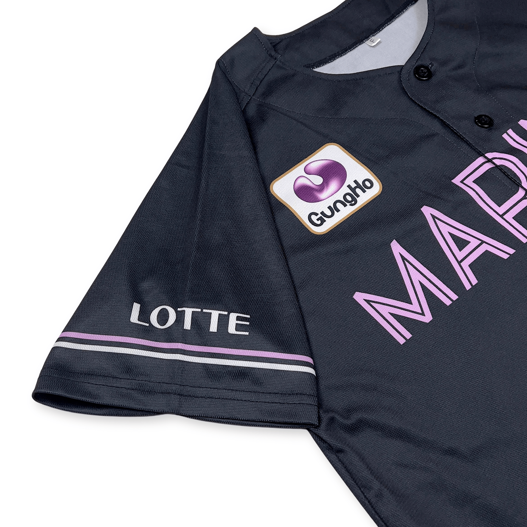 New NPB BSW Summer Chiba Lotte Marines Baseball Jersey 2022 Black - Sugoi JDM