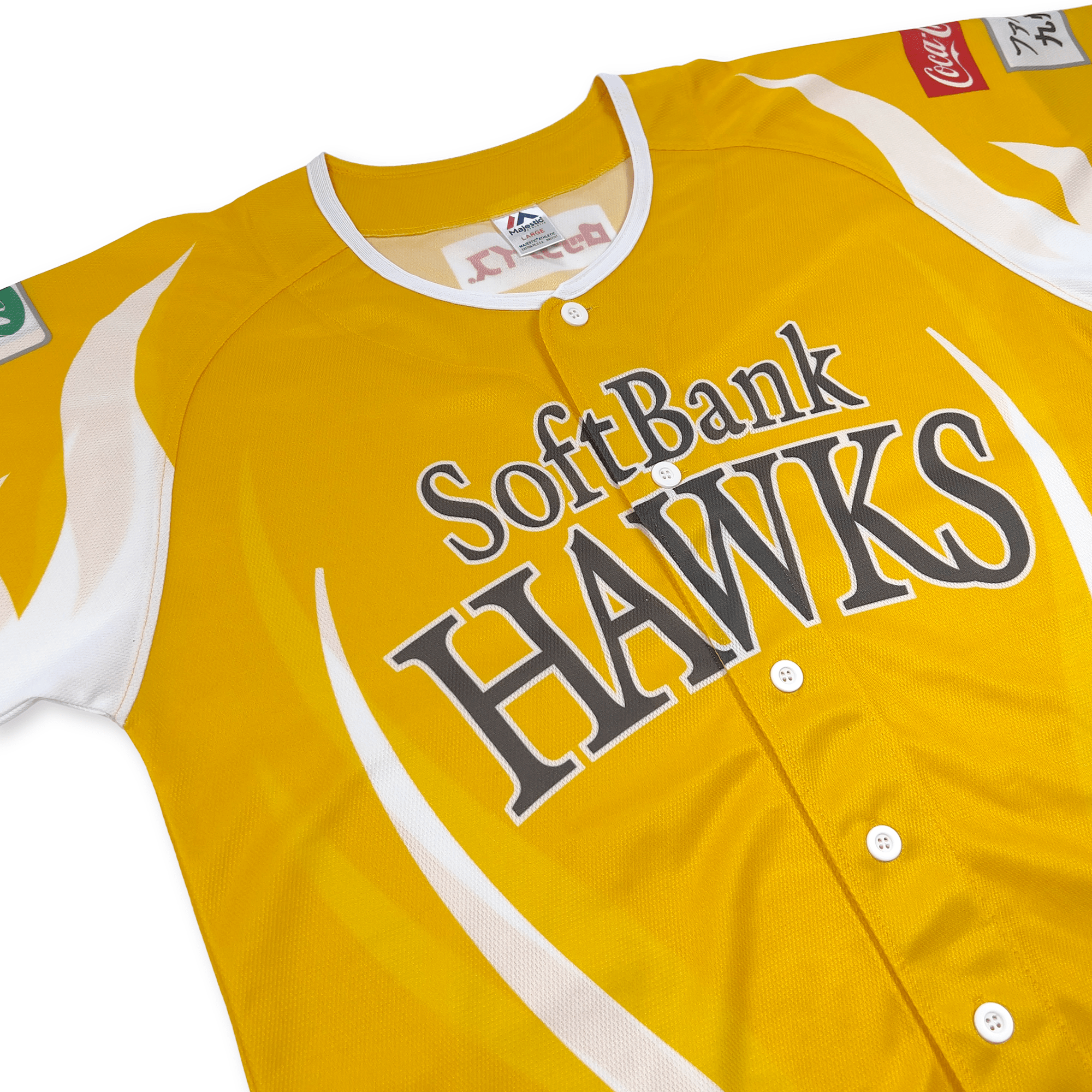 New NPB Japan Fukuoka Softbank Hawks Baseball Jersey 2025 Yellow - Sugoi JDM