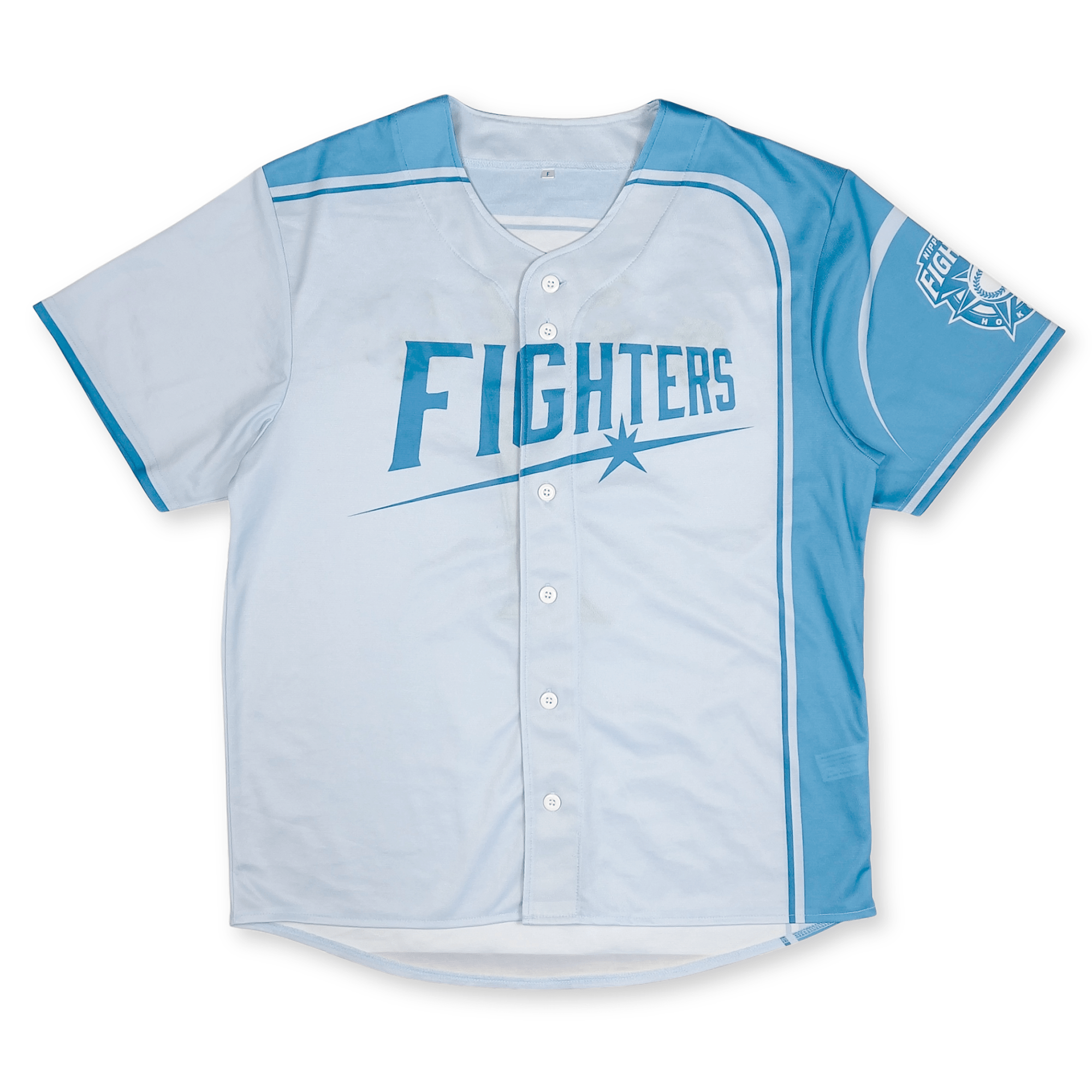 New NPB Nippon Ham Fighters Baseball Dream Of Victory Jersey Blue 1 - Sugoi JDM