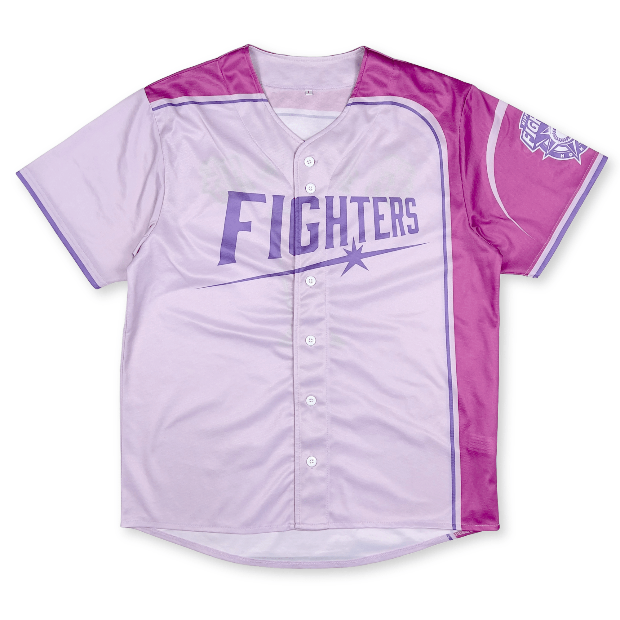 New NPB Nippon Ham Fighters Baseball Dream Of Victory Jersey Purple 1 - Sugoi JDM