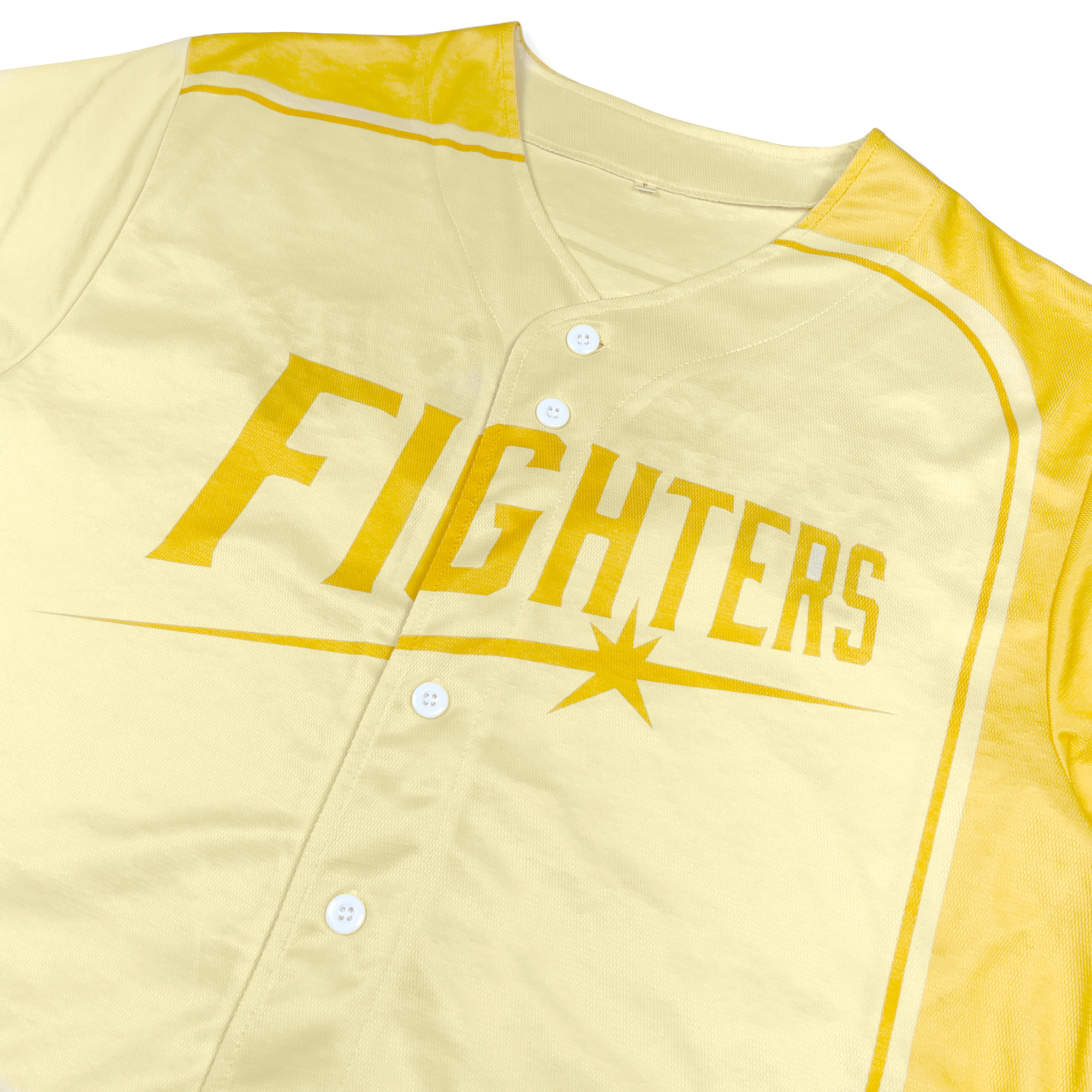 New NPB Nippon Ham Fighters Baseball Dream Of Victory Jersey Yellow 1 - Sugoi JDM