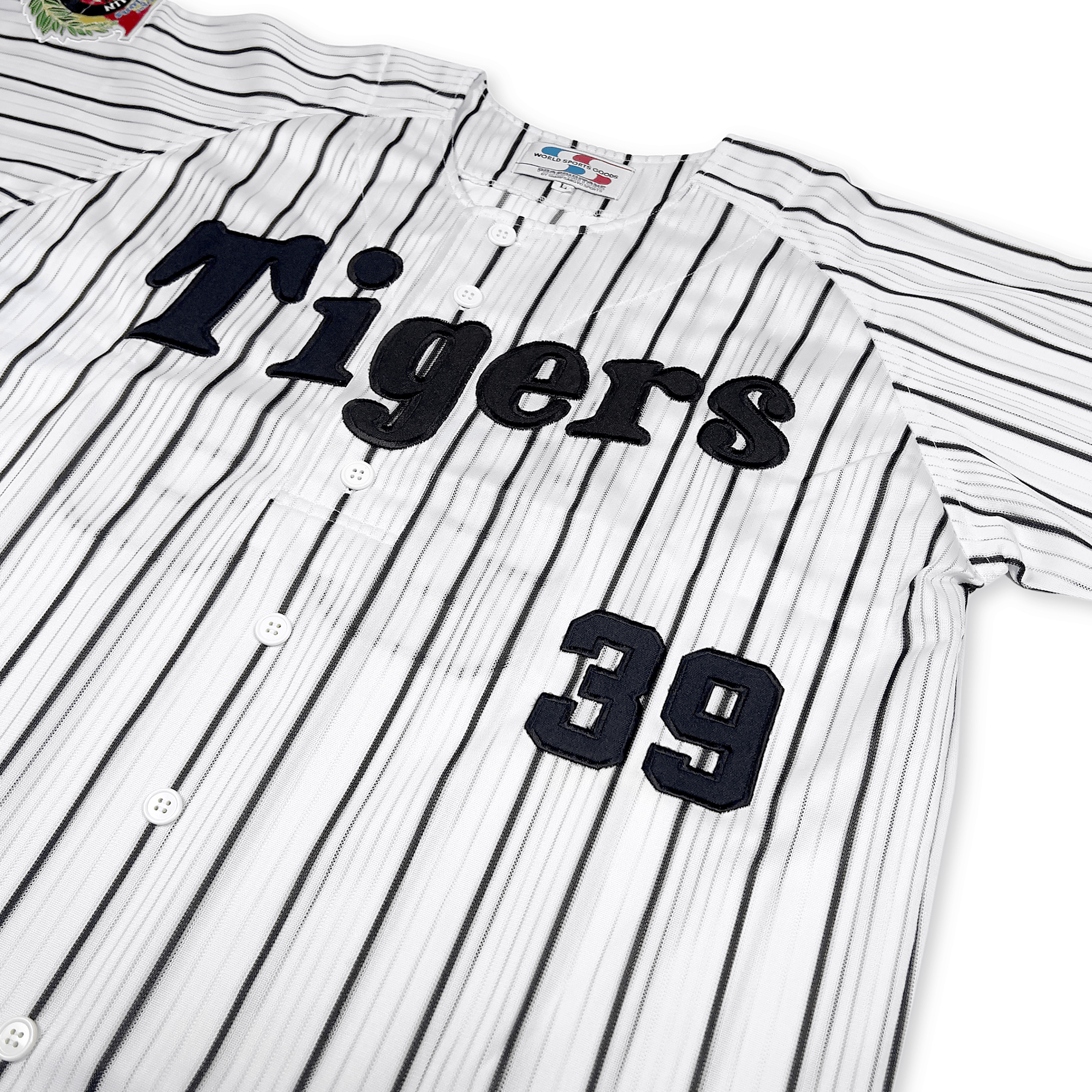 New Retro 2003 Champions NPB Hanshin Tigers Akihiro Yano Baseball Knit Jersey - Sugoi JDM