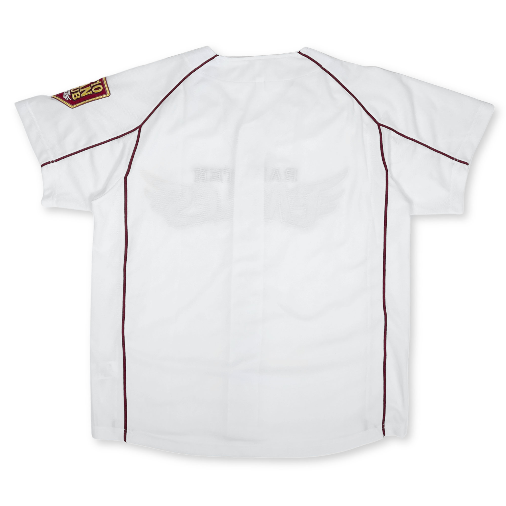 New Retro Japan Baseball Tohoku Rakuten Eagles 2010 Fan Club Knit Jersey White - Sugoi JDM