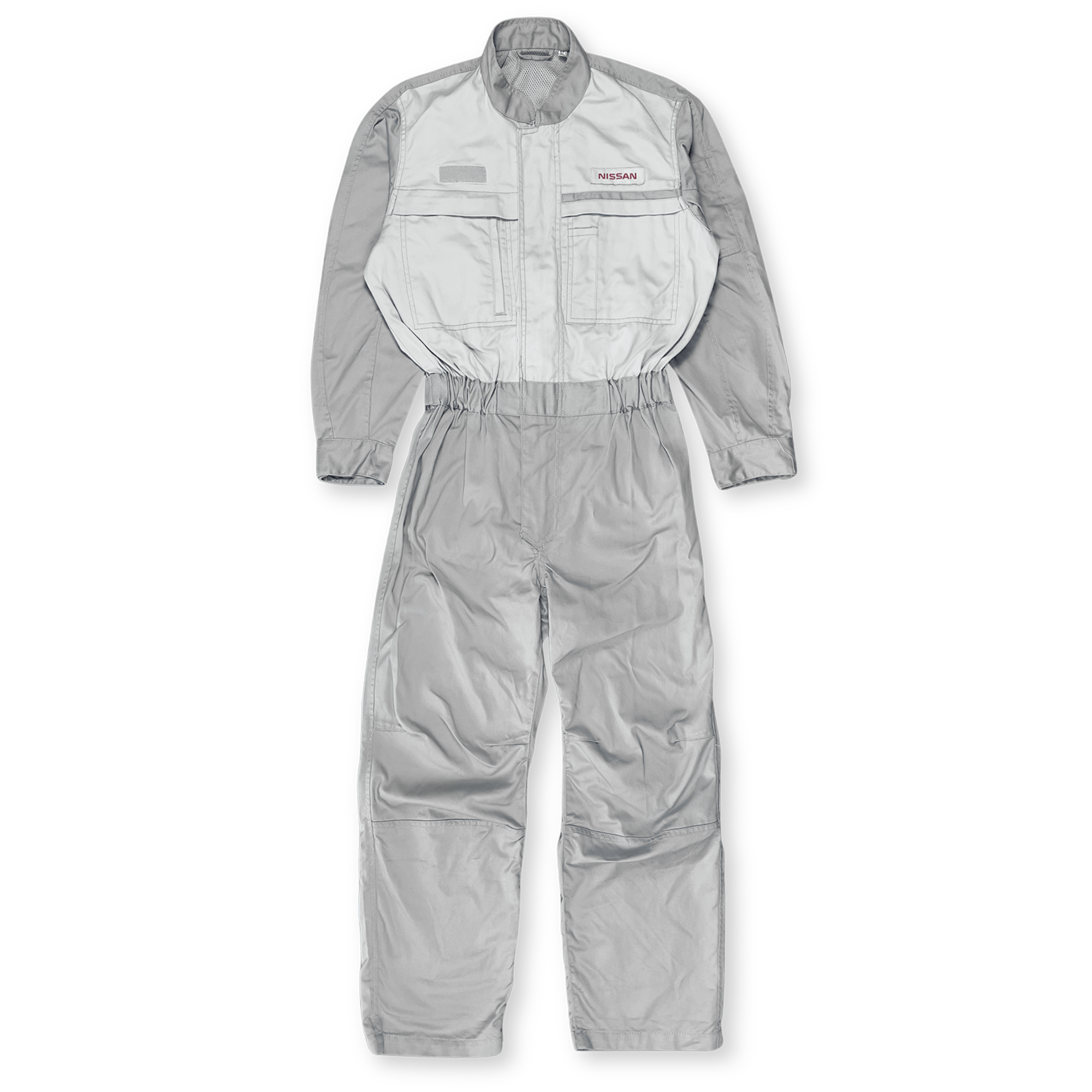 New Retro Japan JDM Nissan Tsunagi Mechanics Coverall Uniform Grey - Sugoi JDM