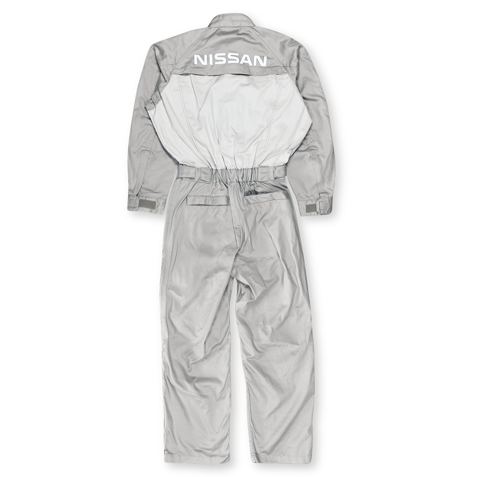 New Retro Japan JDM Nissan Tsunagi Mechanics Coverall Uniform Grey - Sugoi JDM