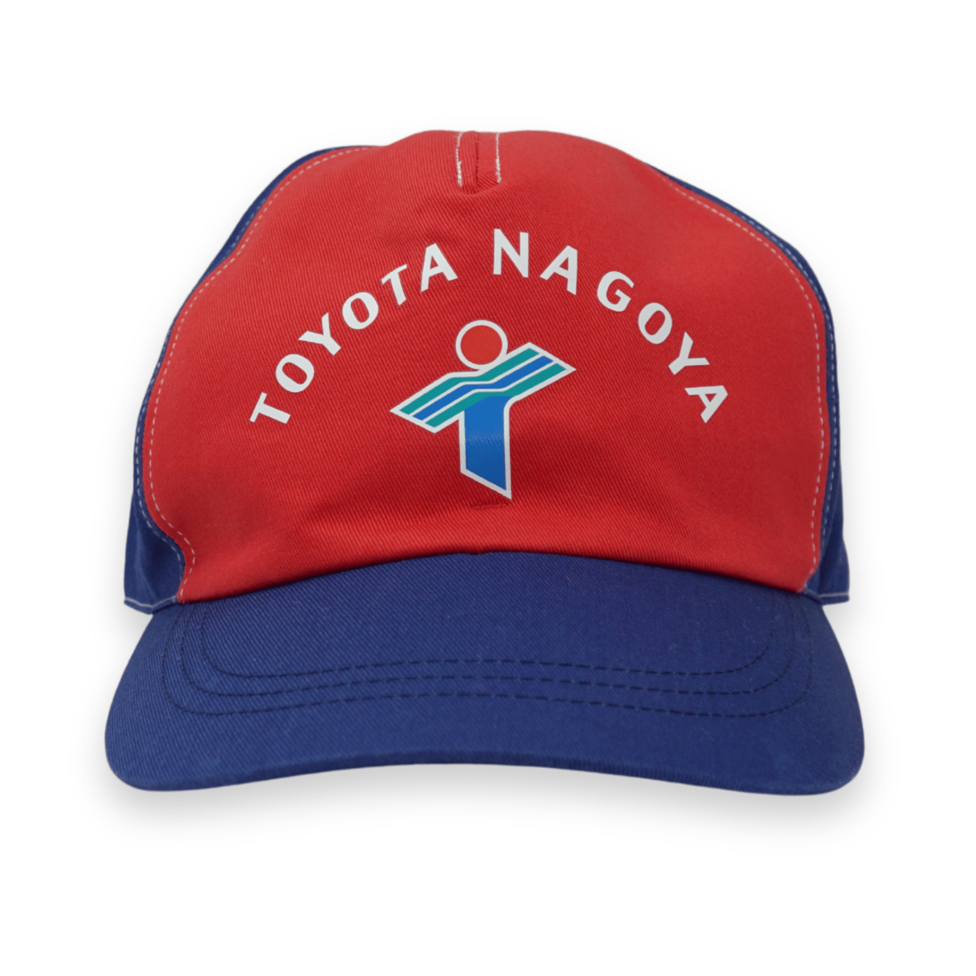 New Retro JDM Japan Genuine Nagoya Toyota Tecno Mechanics Hat Cap Blue Red - Sugoi JDM