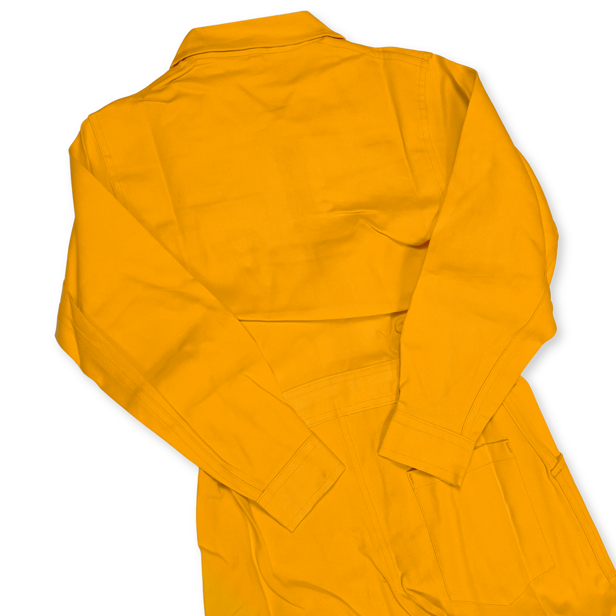 New Showa 1970s JDM Japan Yamaha Champion Tsunagi Coveralls Orange - Sugoi JDM