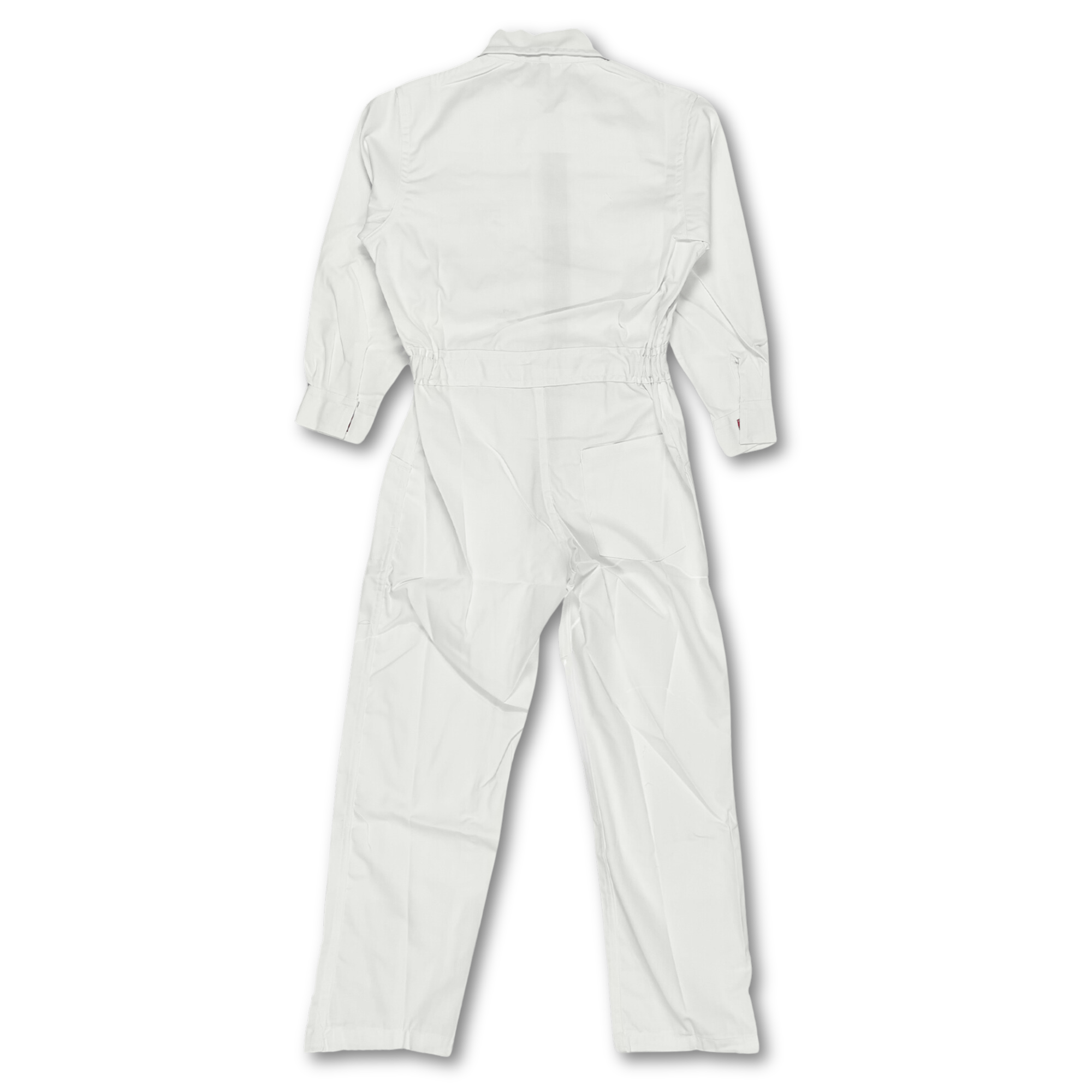New Showa 1970s JDM Japan Yamaha Champion Tsunagi Coveralls White - Sugoi JDM