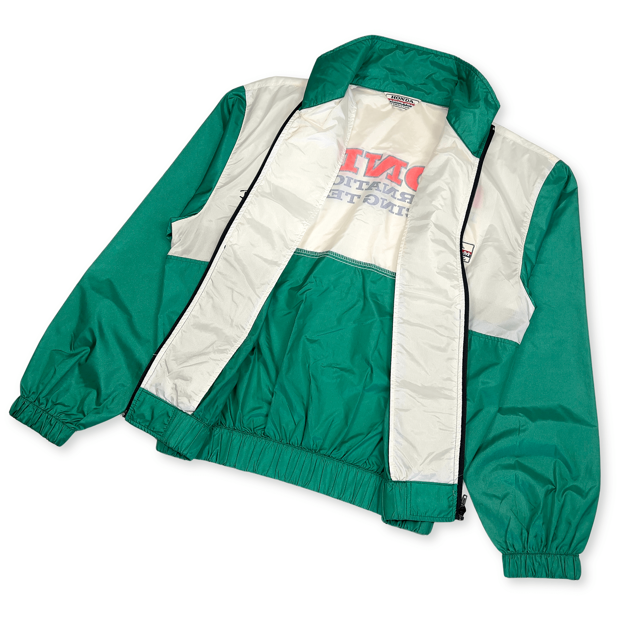 New Vintage 1990 JDM Japan Honda International Racing Team Jacket Green - Sugoi JDM