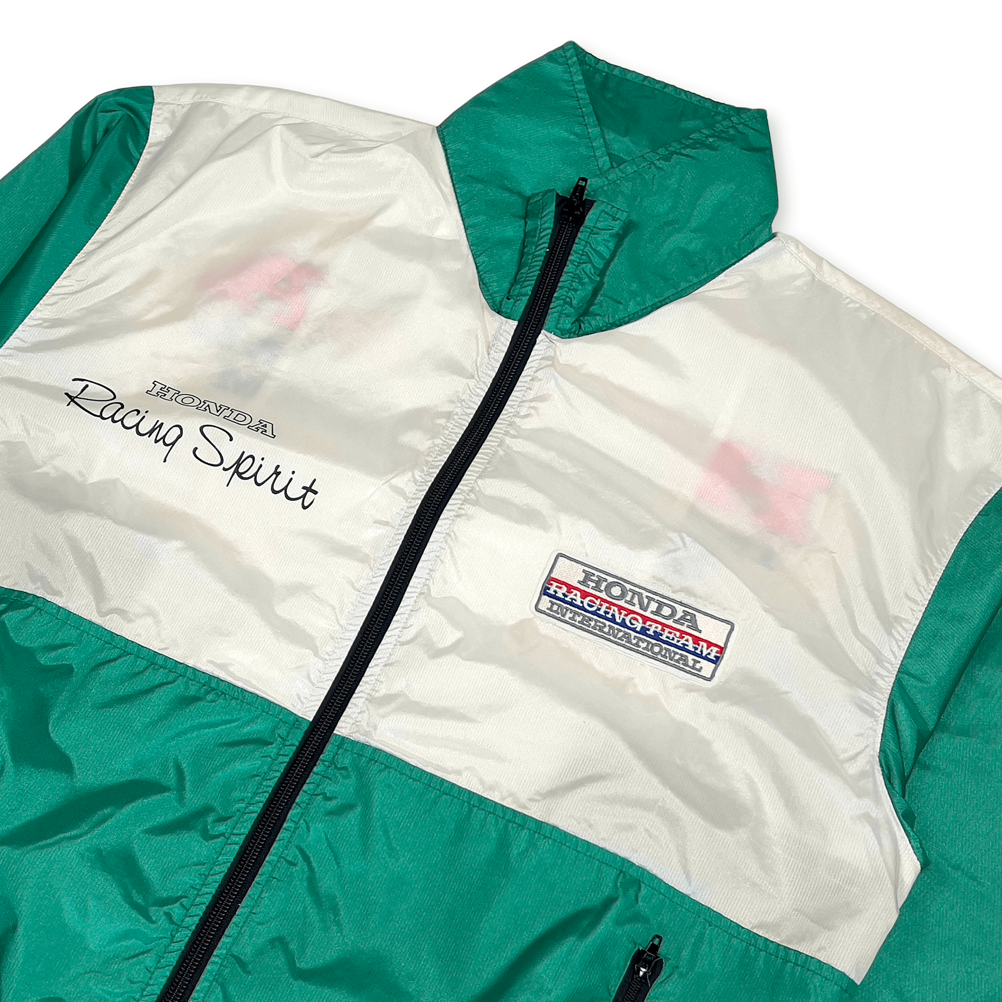New Vintage 1990 JDM Japan Honda International Racing Team Jacket Green - Sugoi JDM