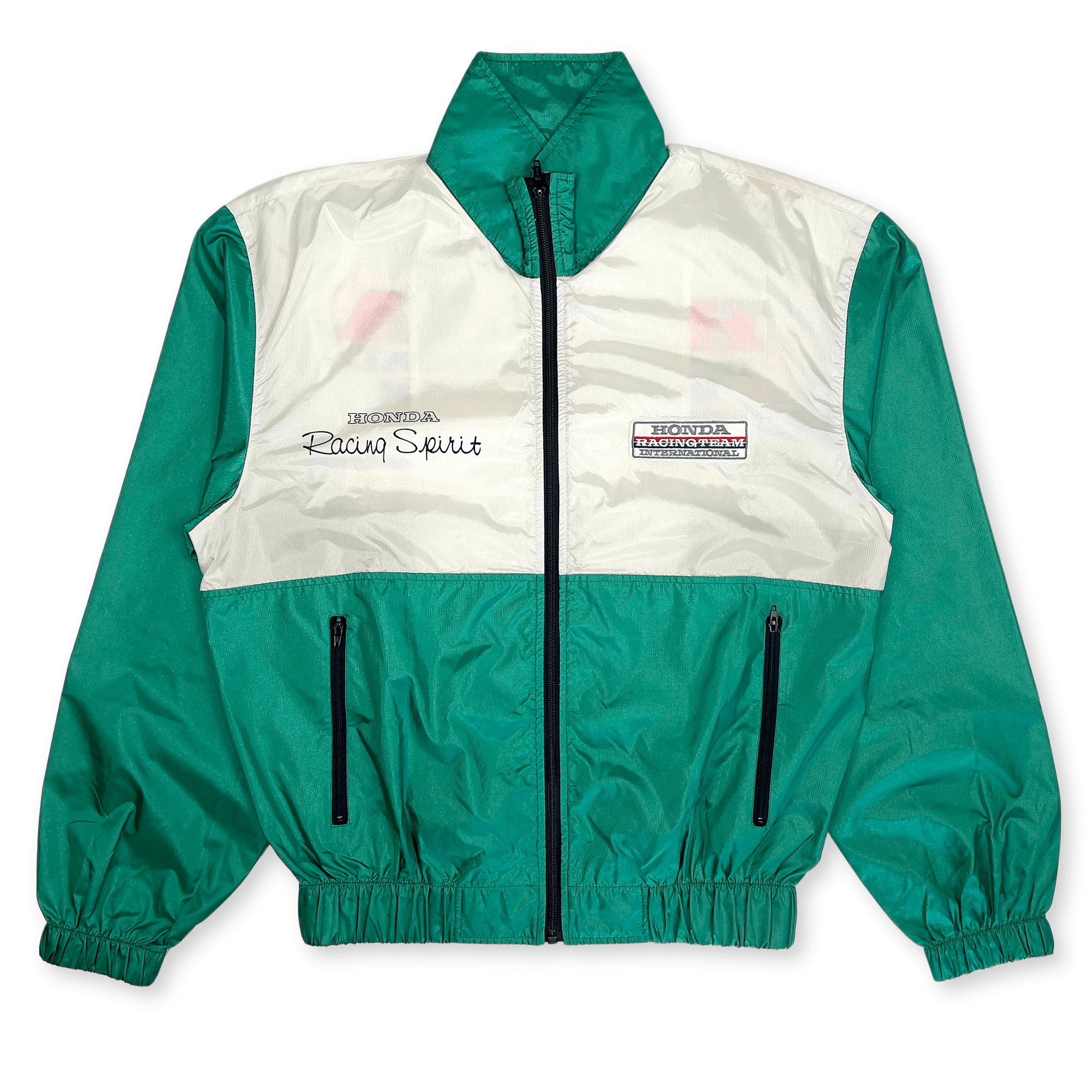 New Vintage 1990 JDM Japan Honda International Racing Team Jacket Green - Sugoi JDM
