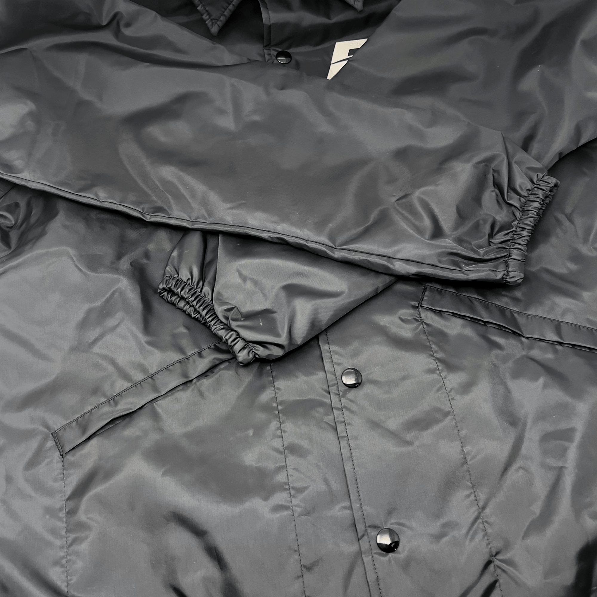 New Vintage Japan NPB Fukuoka Daiei Hawks Coaches Jacket Black - Sugoi JDM