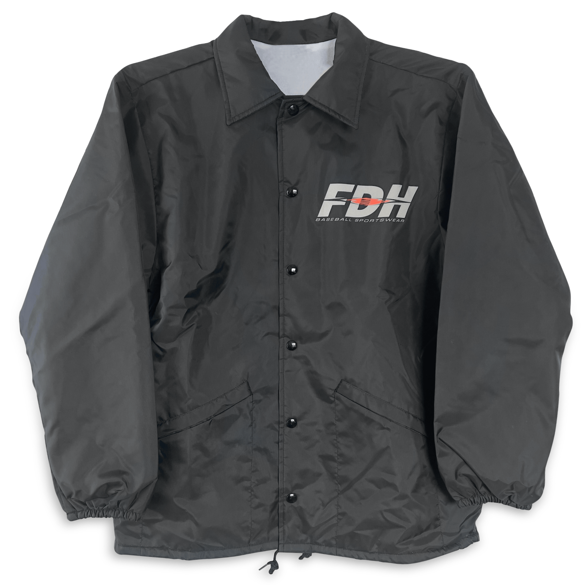 New Vintage Japan NPB Fukuoka Daiei Hawks Coaches Jacket Black - Sugoi JDM