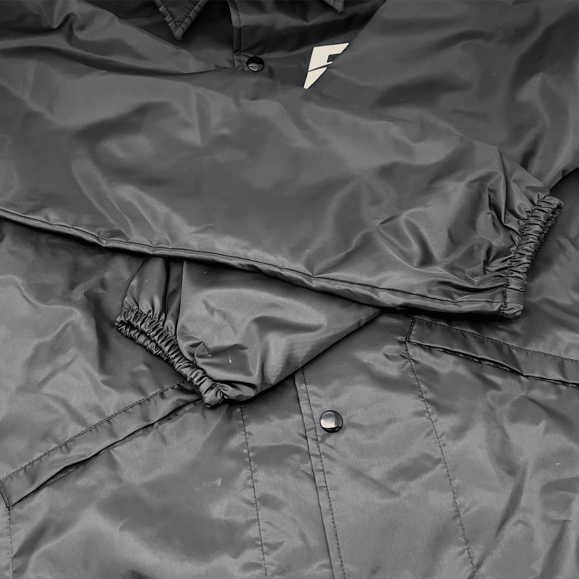 New Vintage Japan NPB Fukuoka Daiei Hawks Coaches Jacket Black - Sugoi JDM