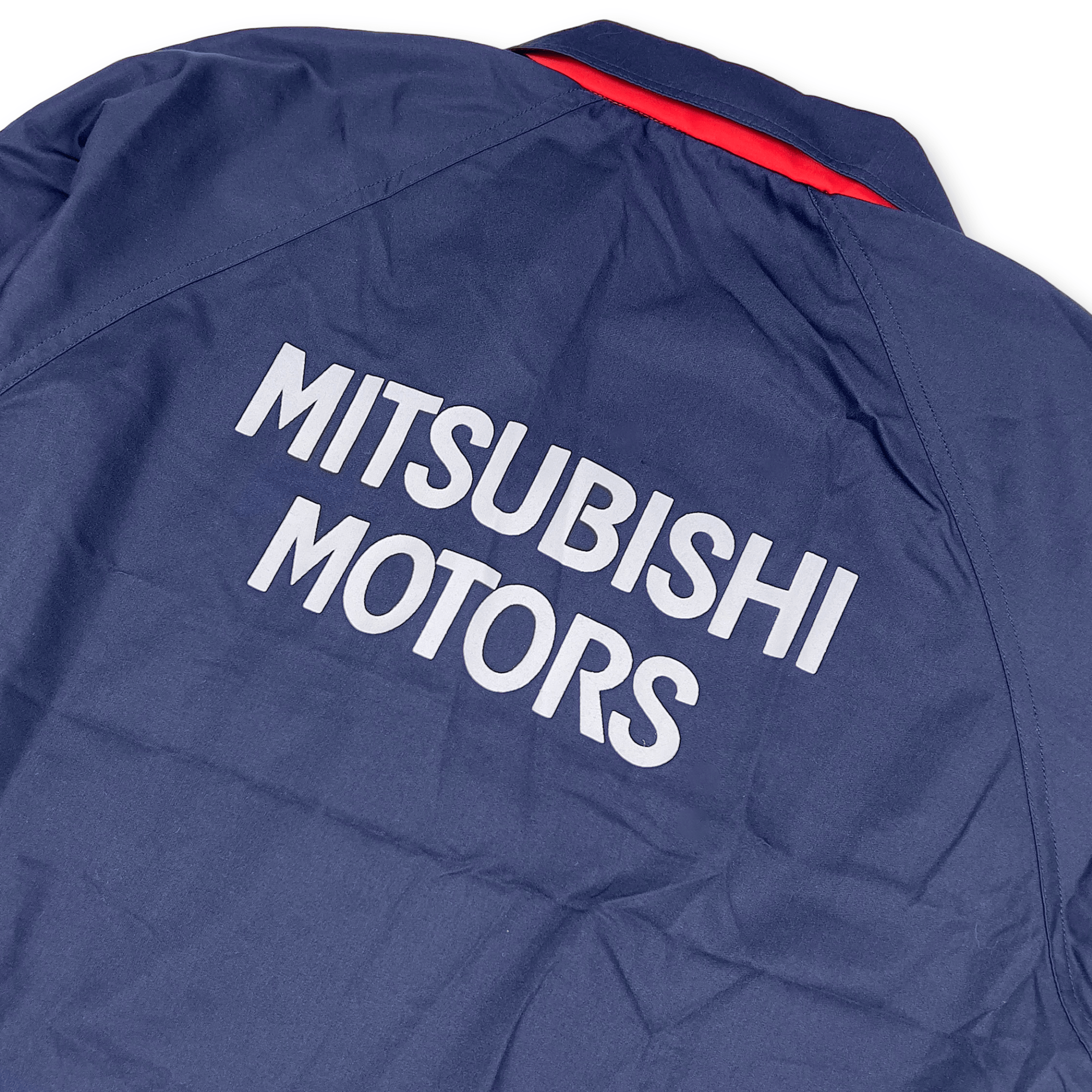 New Vintage JDM Japan Mitsubishi Motors Fuso Mechanic Staff Jacket Blue - Sugoi JDM