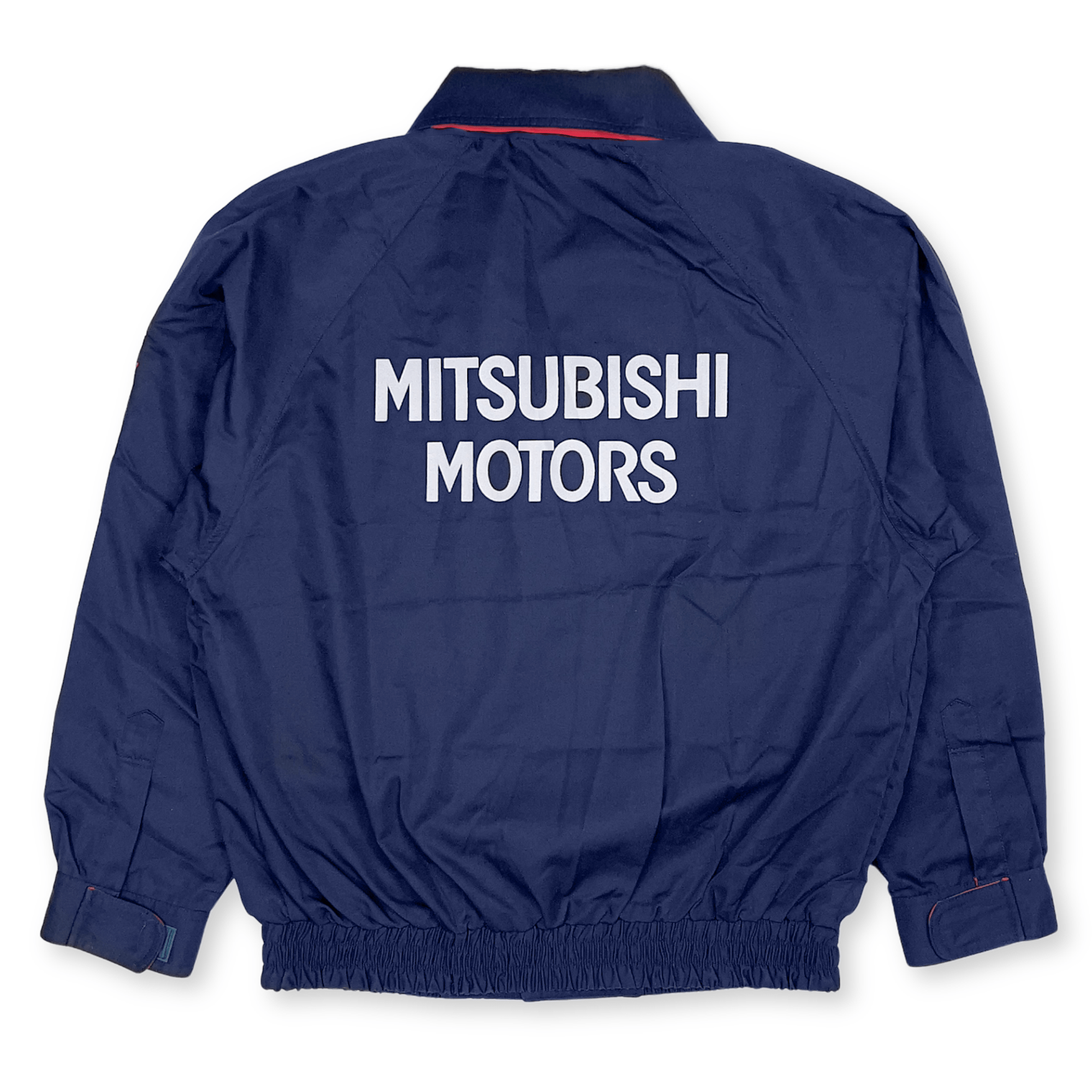 New Vintage JDM Japan Mitsubishi Motors Fuso Mechanic Staff Jacket Blue - Sugoi JDM
