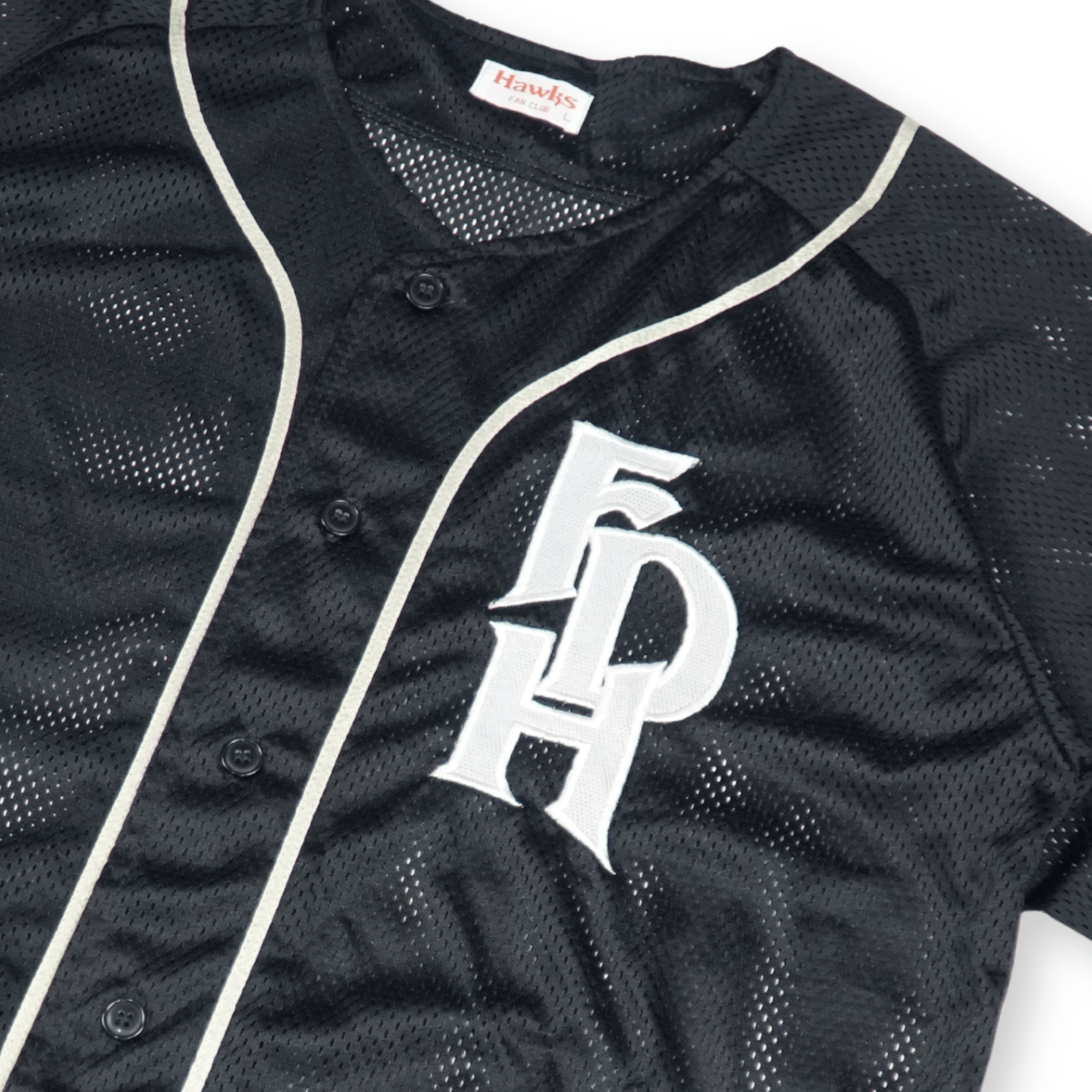 New Vintage NPB Fukuoka Daiei Hawks Fan Club Kenji Johjima Baseball Jersey Black - Sugoi JDM